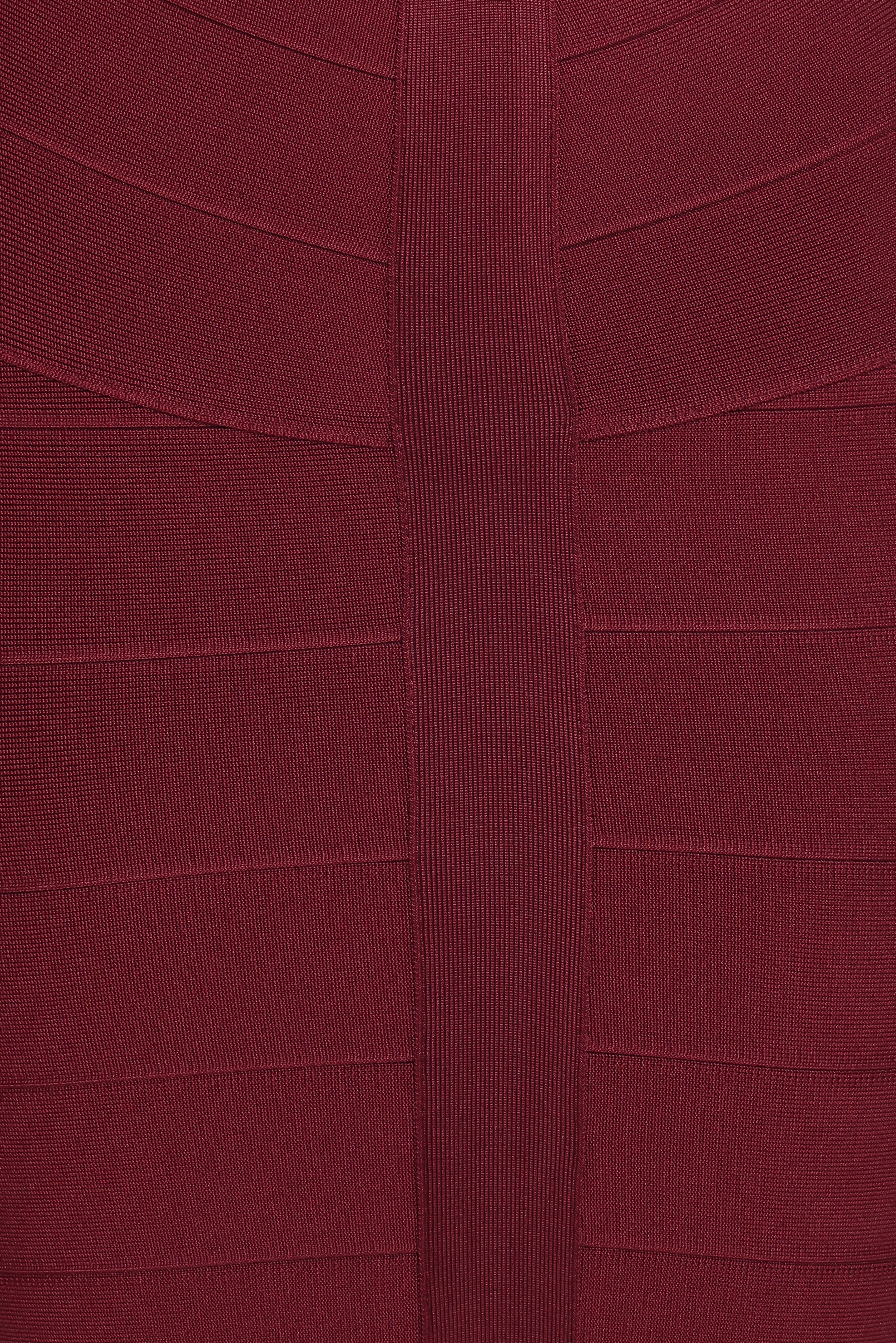Josiah Midi Dress - Burgundy