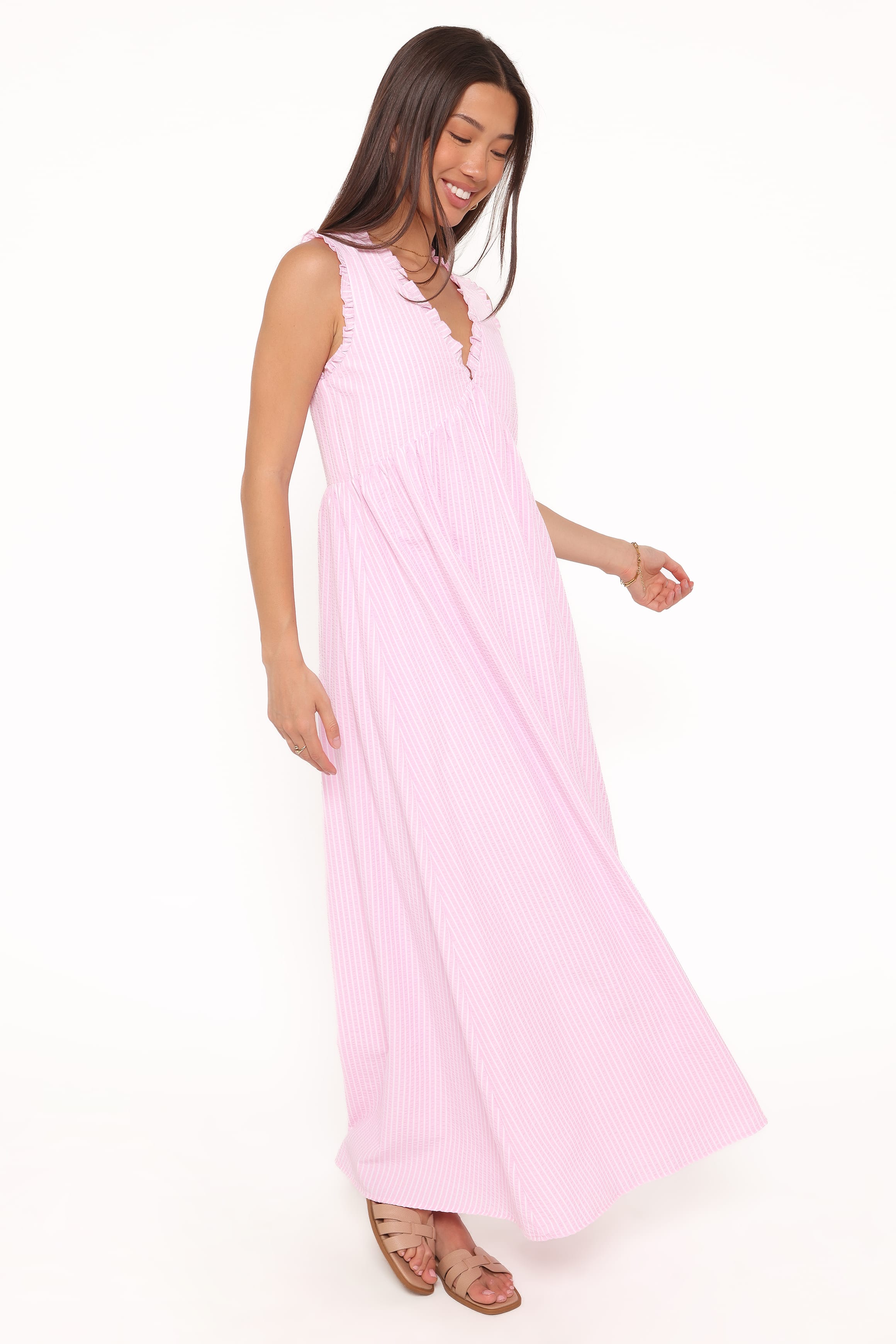 Kalan Maxi Dress - Pink Stripe