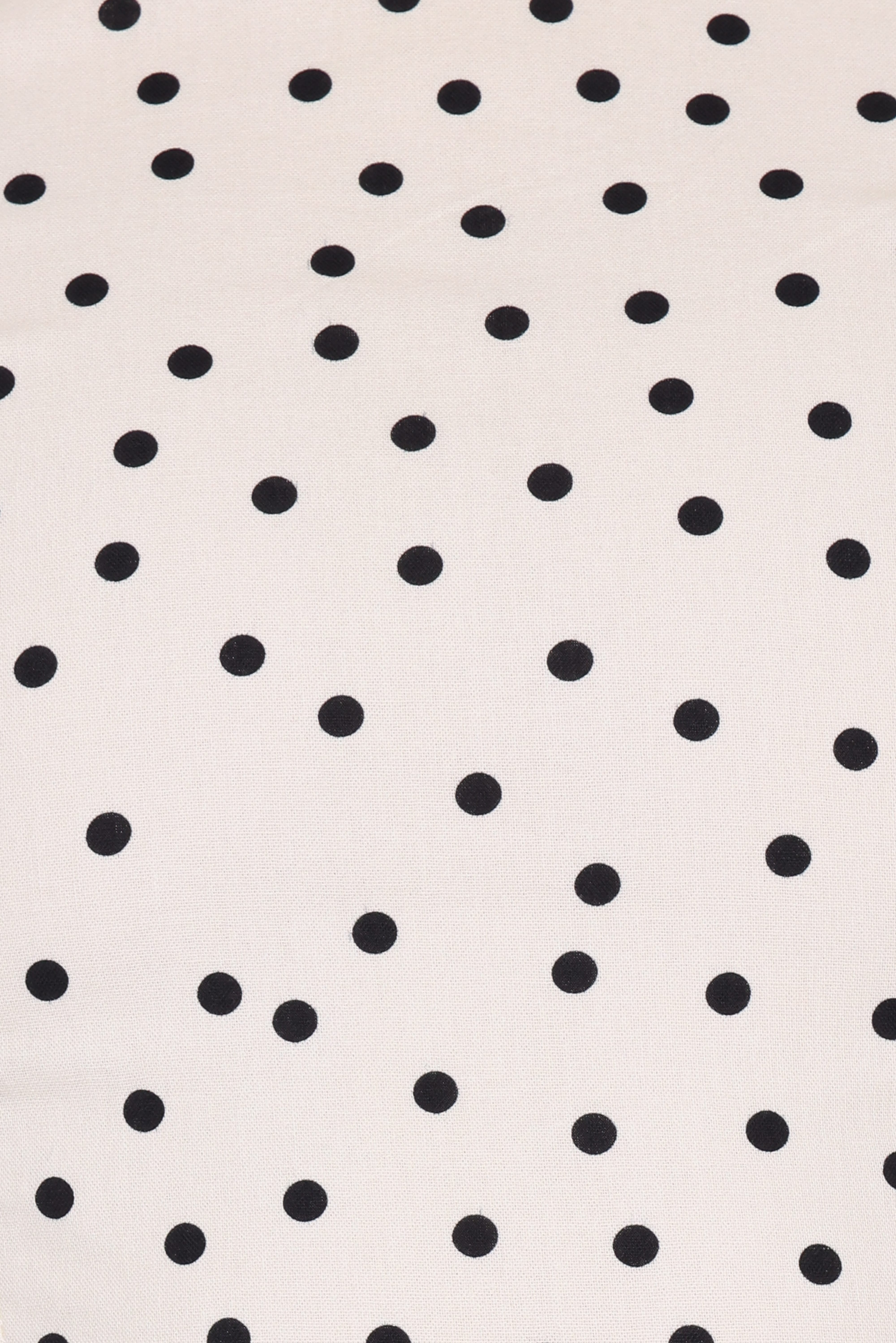 Kansas Mini Dress - White Polka Dot