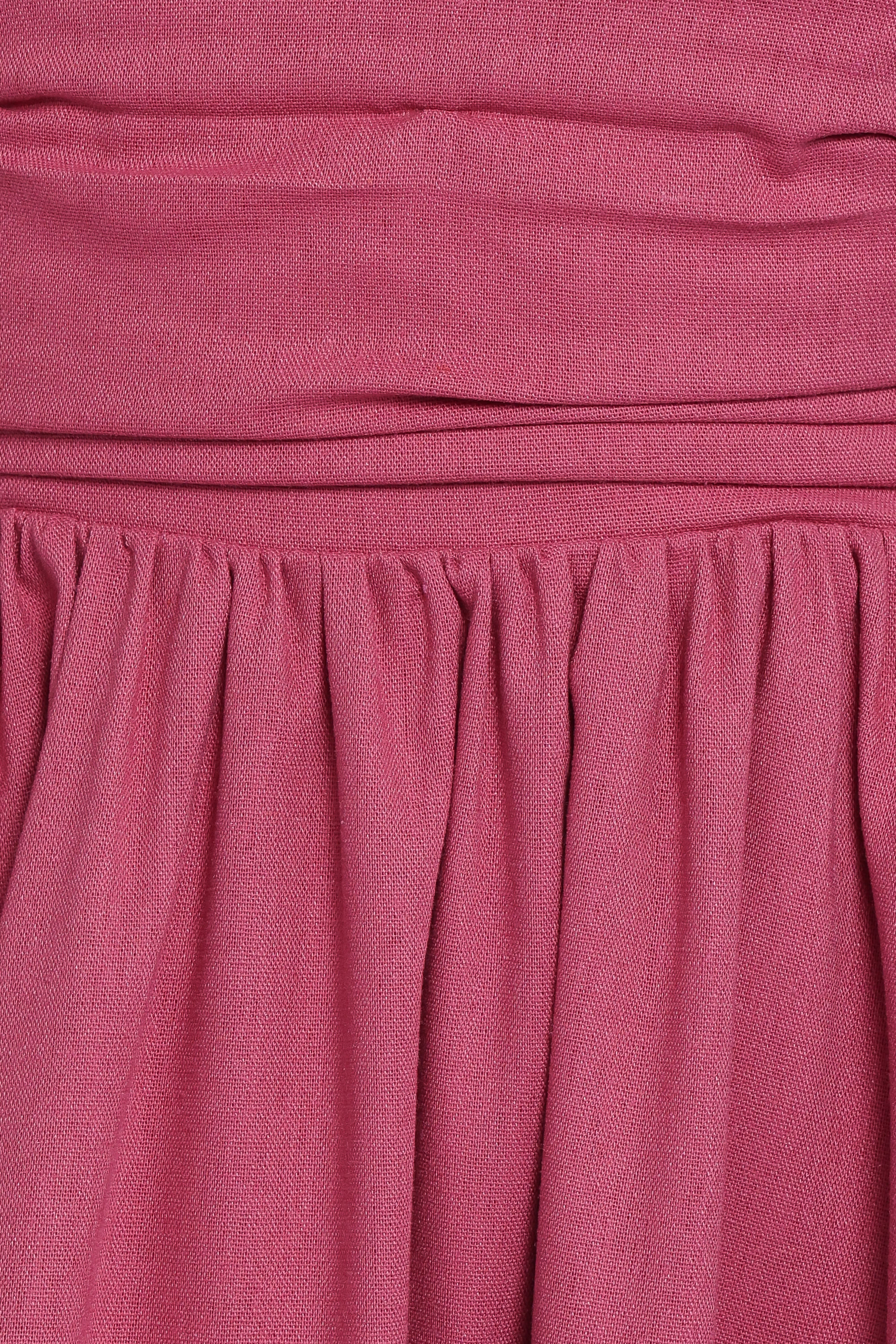 Kayt Strapless Dress - Petal Pink