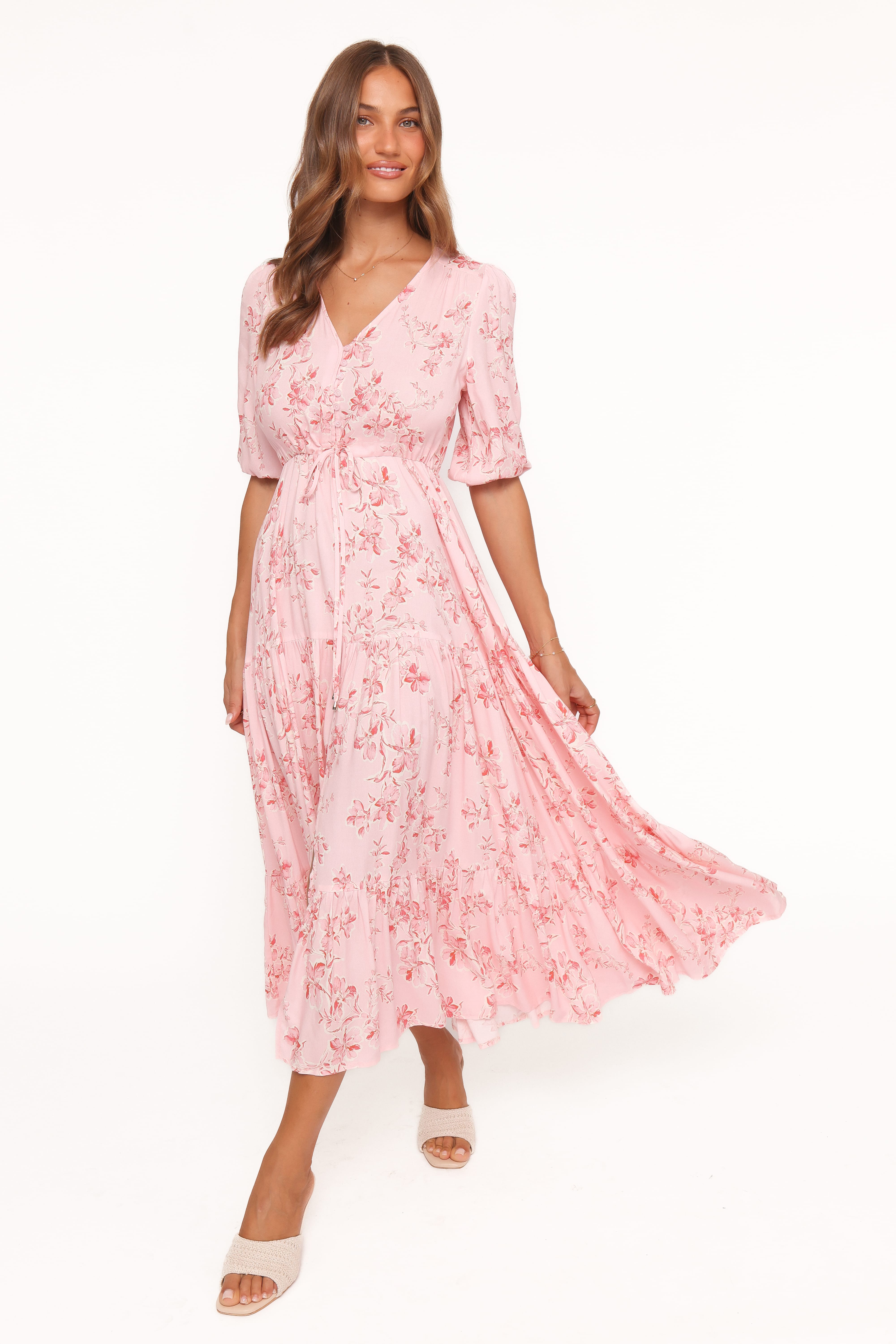 Kelda Dress - Rose Pink Floral