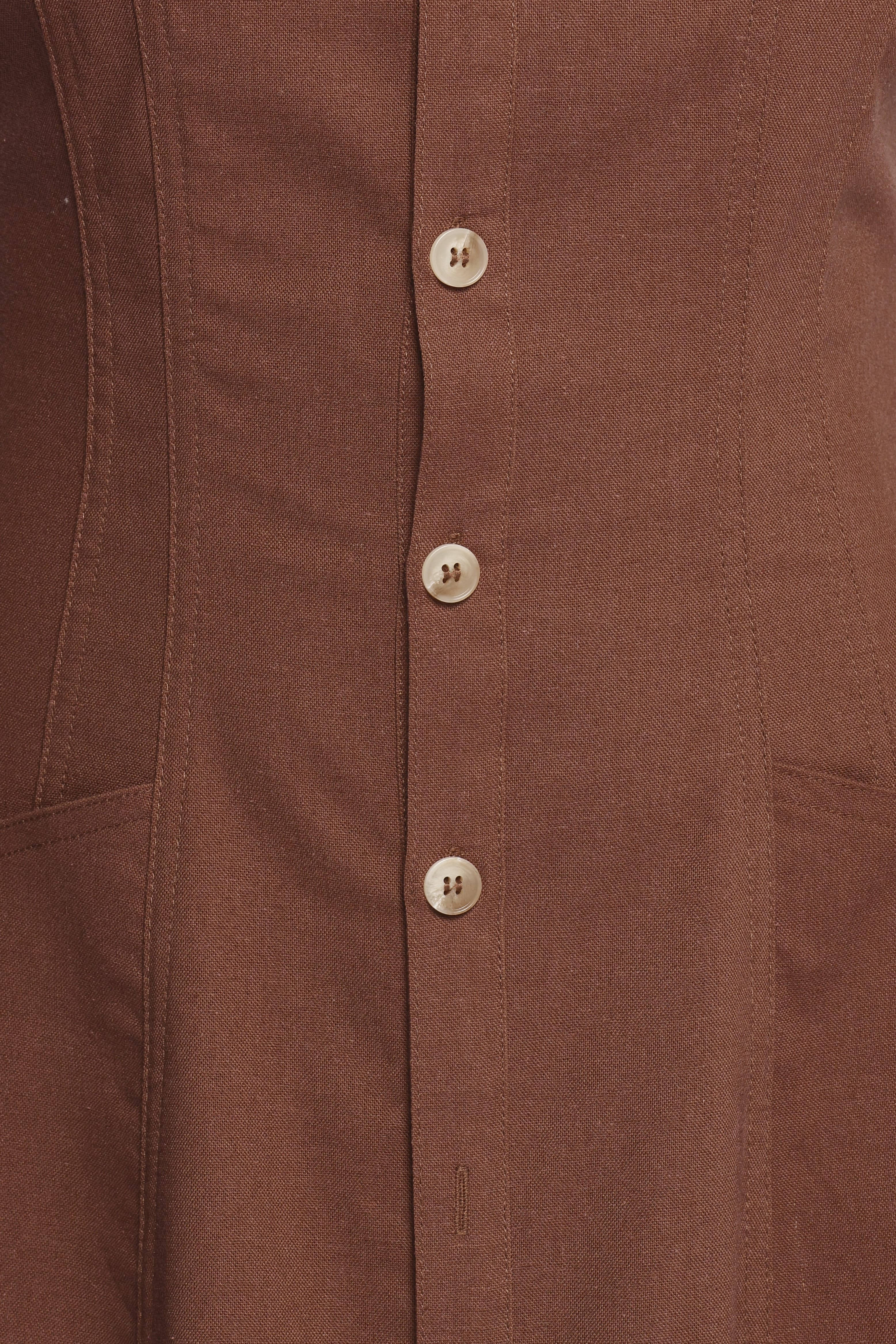 Kingsley Midi Dress - Chocolate