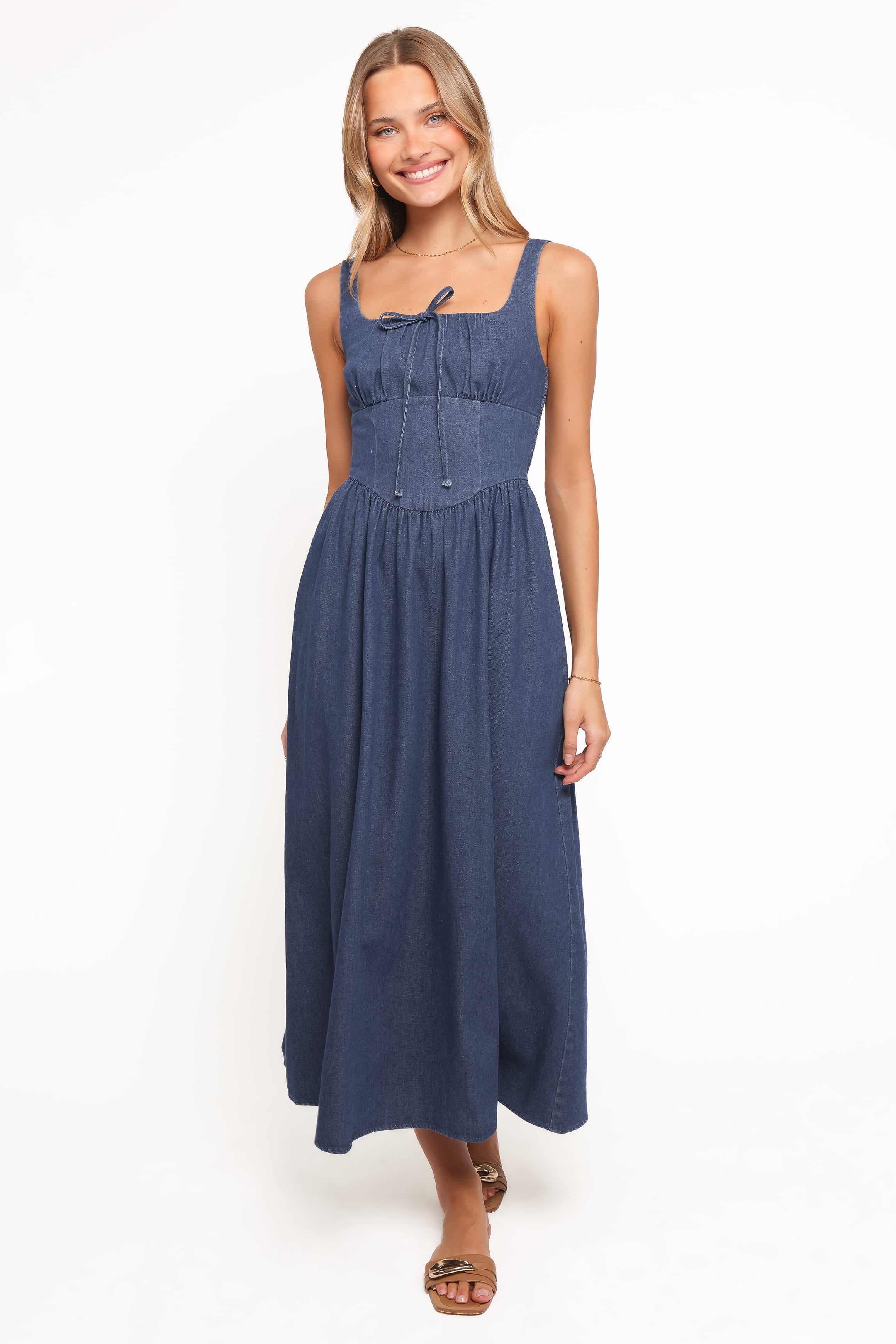 Kinslee Midi Dress - Denim
