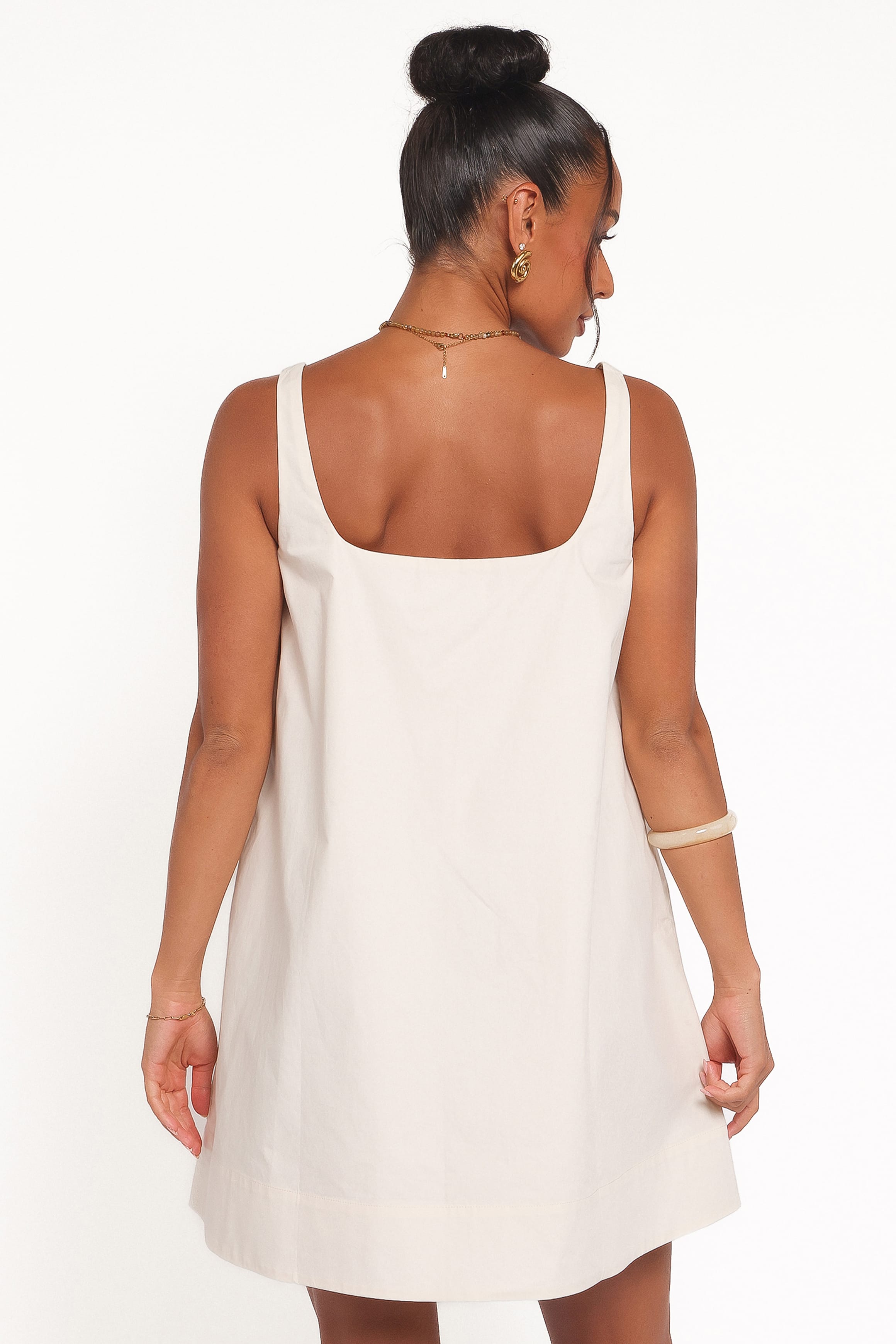 Kora Mini Dress - Chalk White