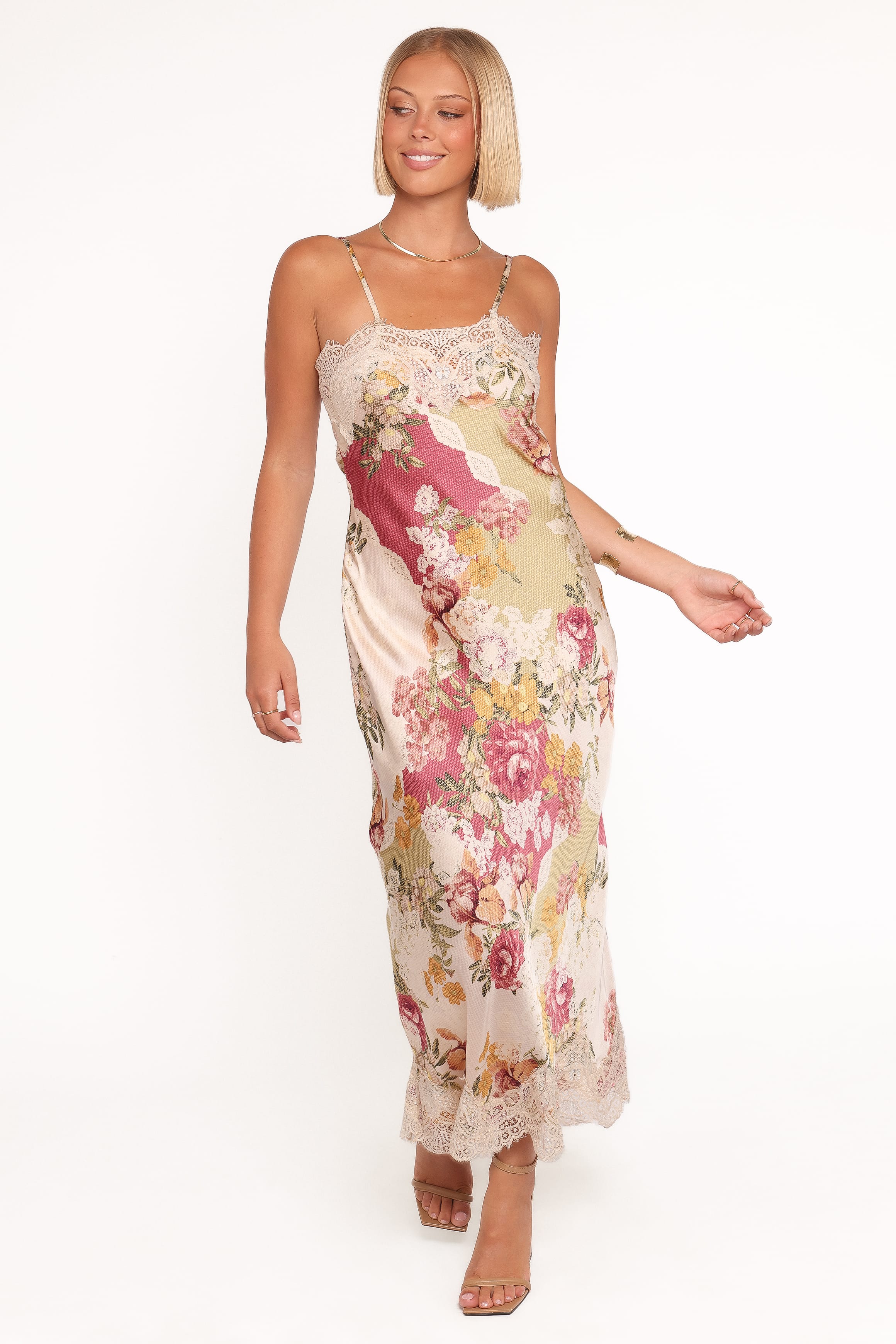 Laken Maxi Dress - Patchwork Floral