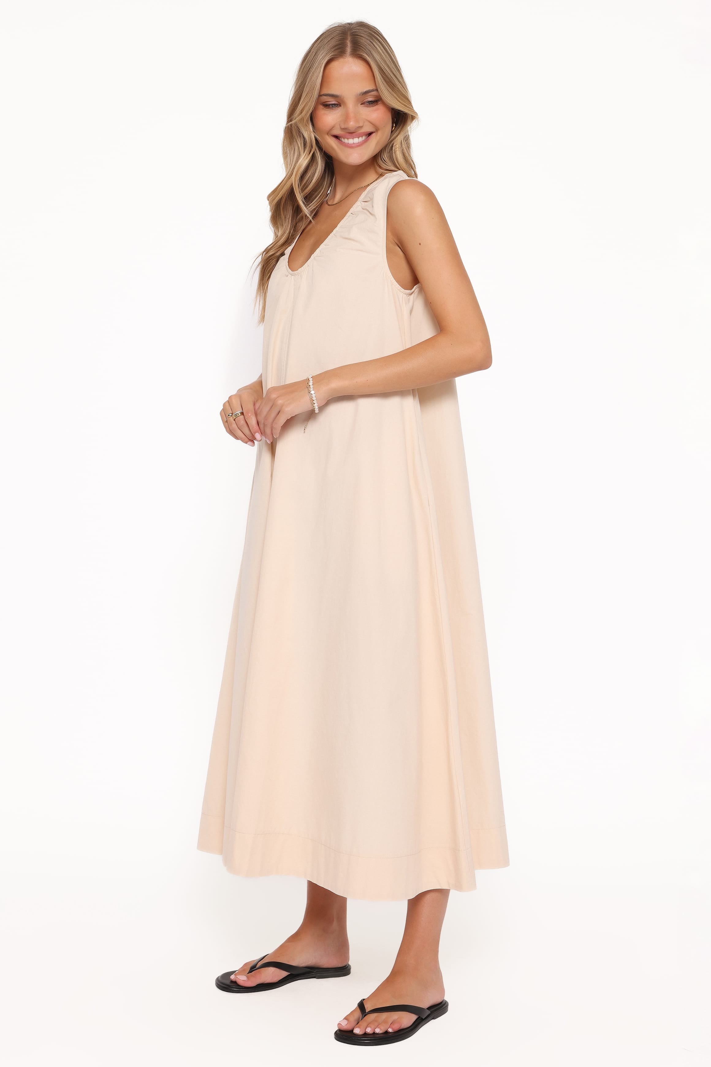 Laurita Maxi Dress - Oatmeal