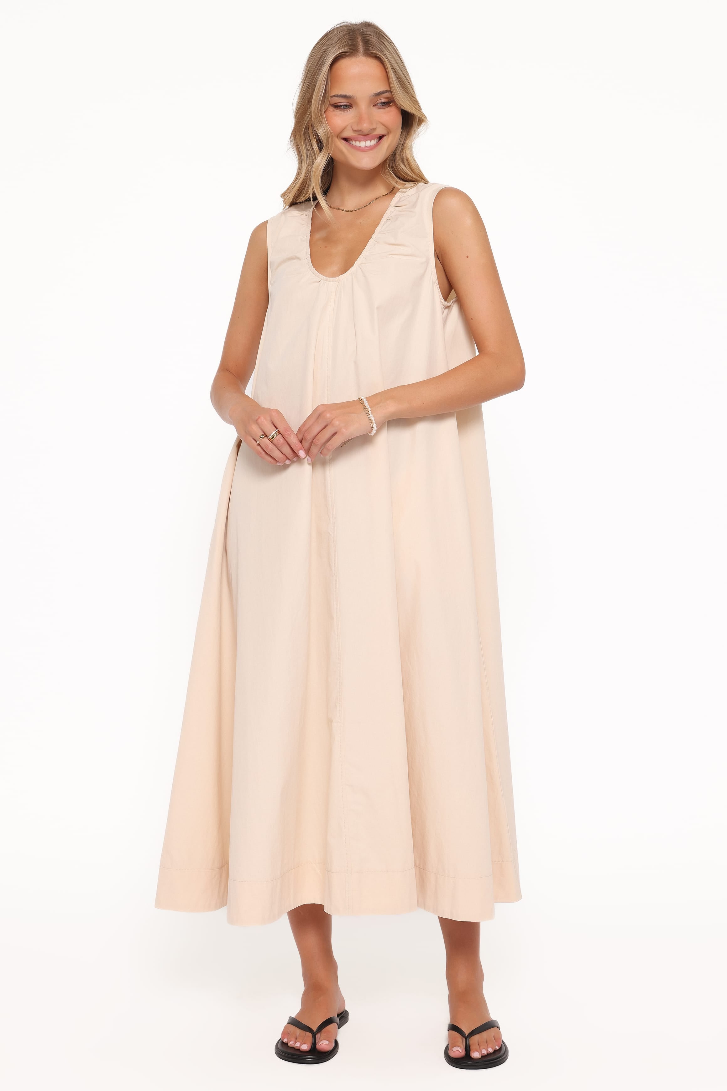 Laurita Maxi Dress - Oatmeal