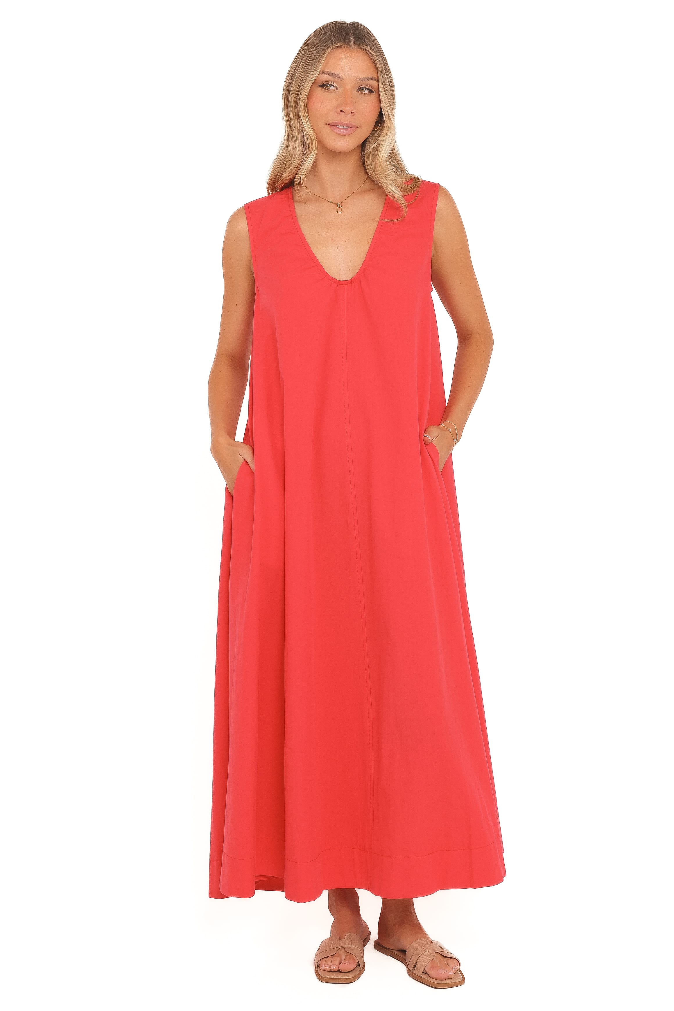 Laurita Maxi Dress - Red