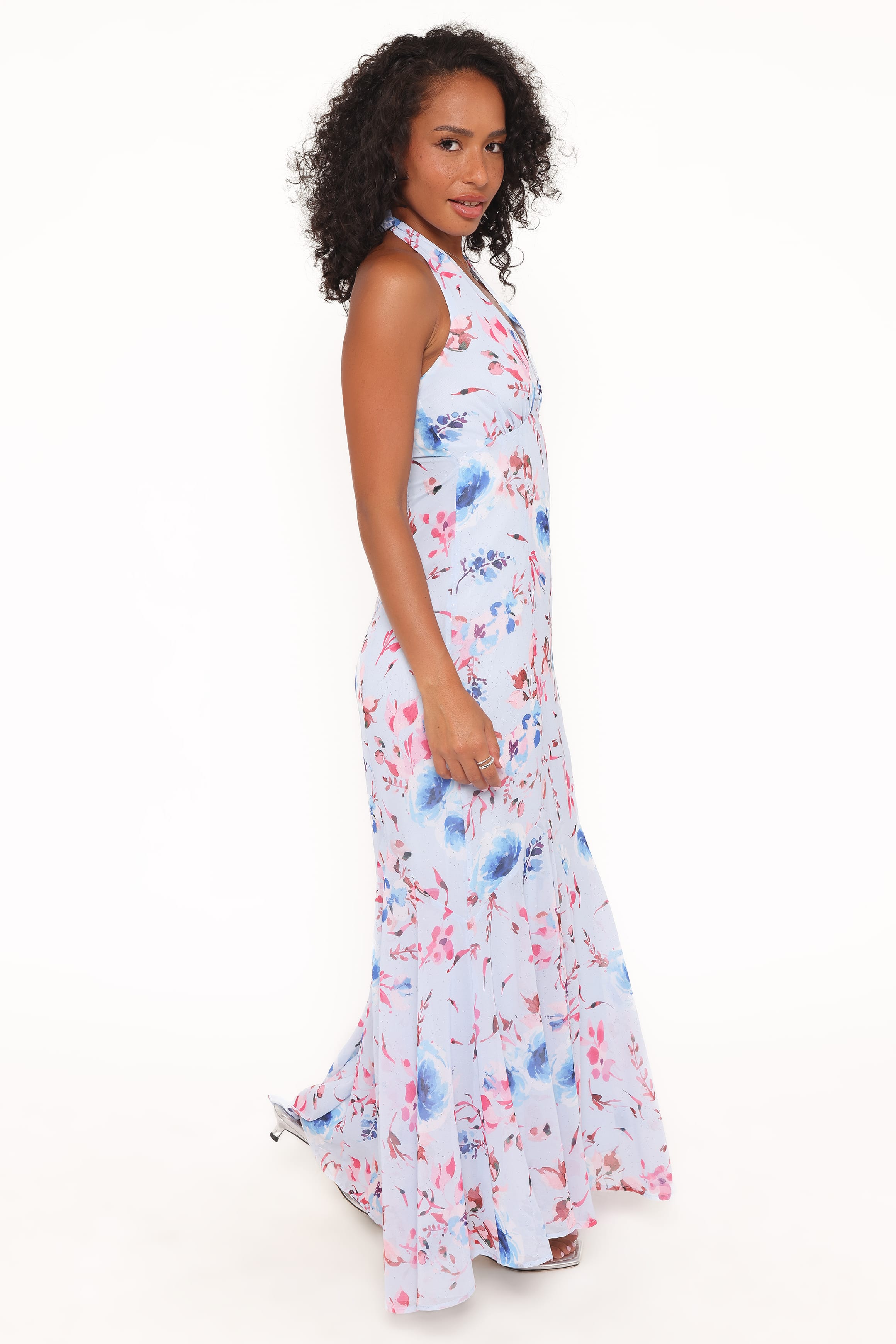 Lavie Maxi Dress - Blue Floral