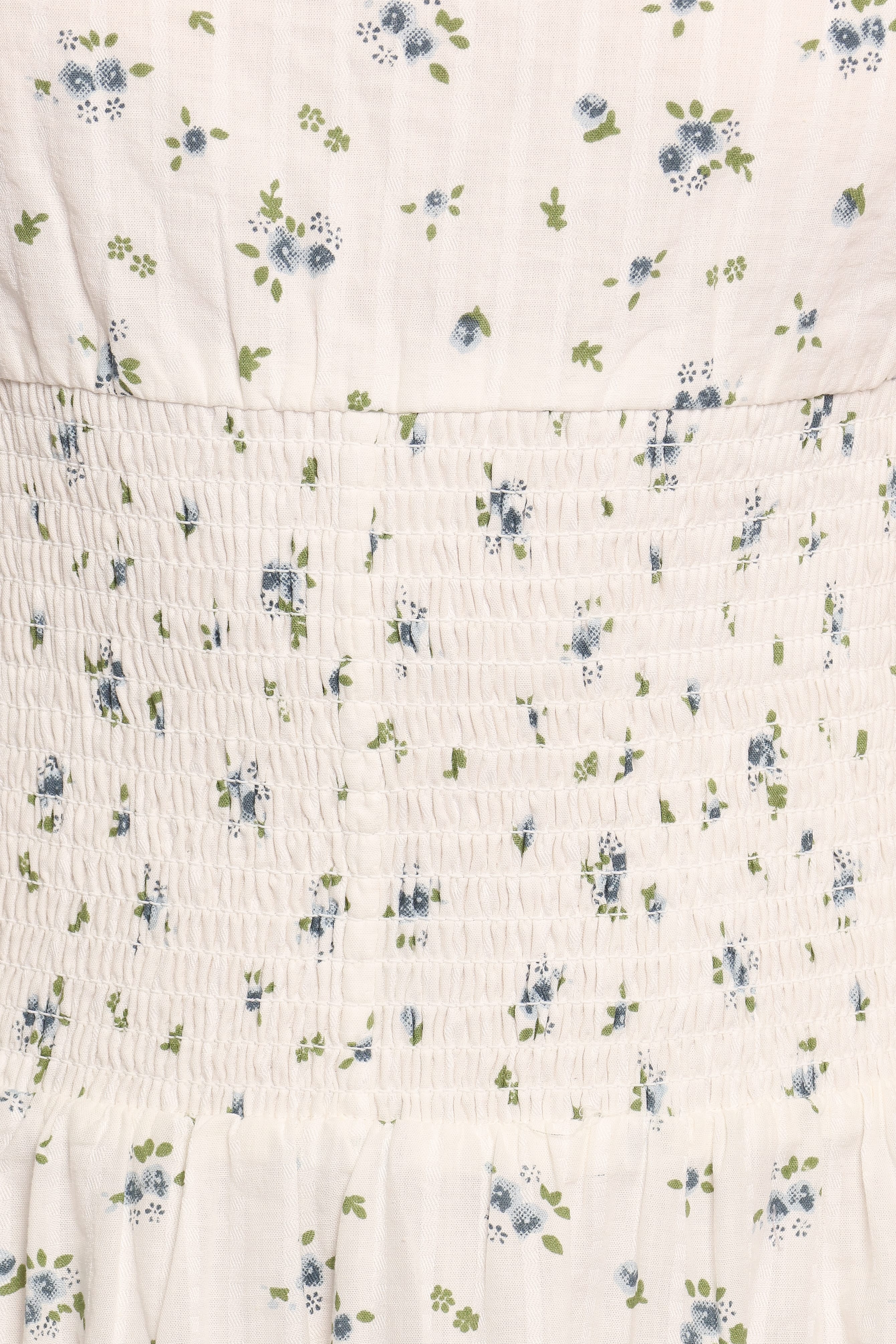 Leticia Midi Dress - Blue Ditsy Floral
