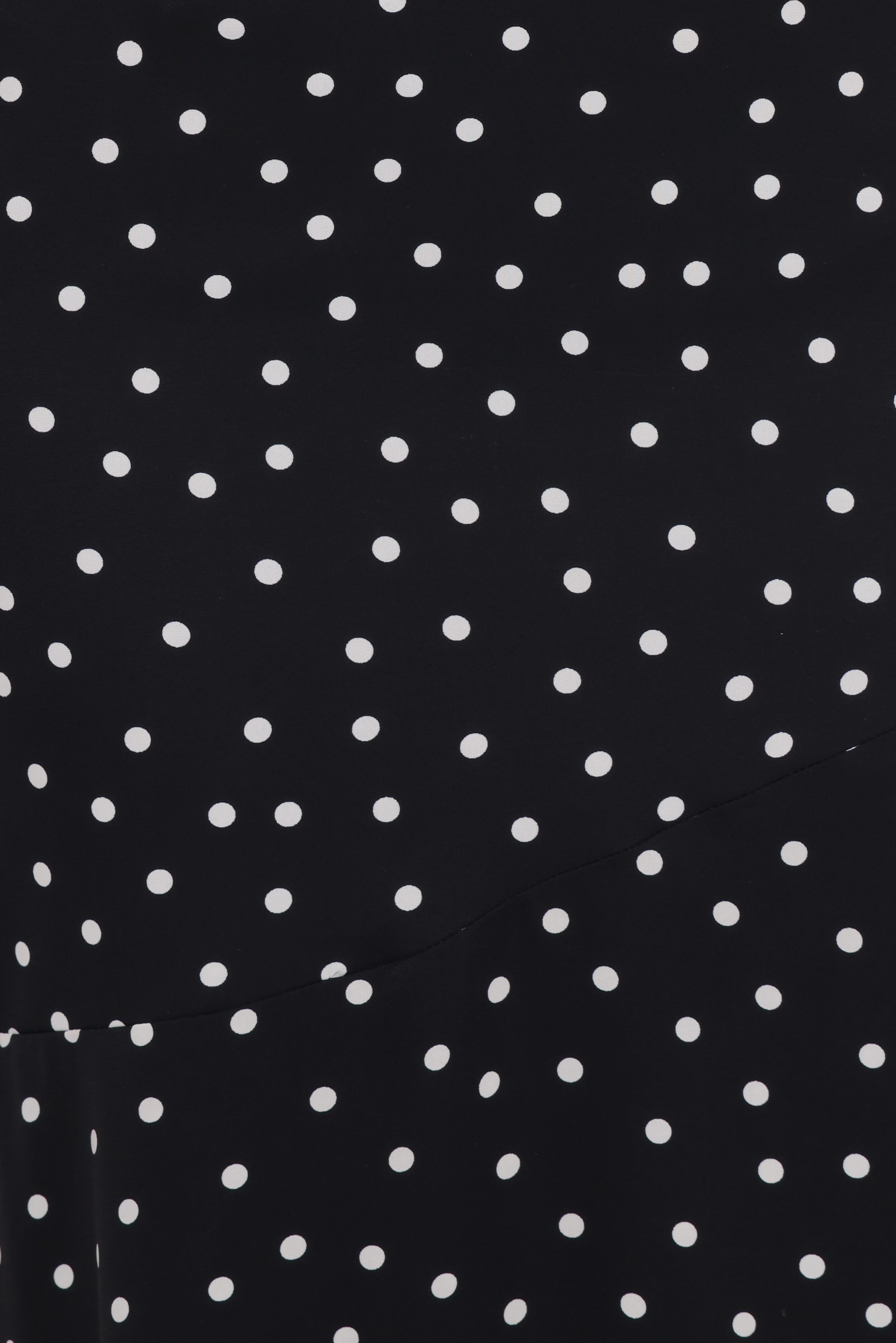 Lexia Midi Dress - Black Polka Dot