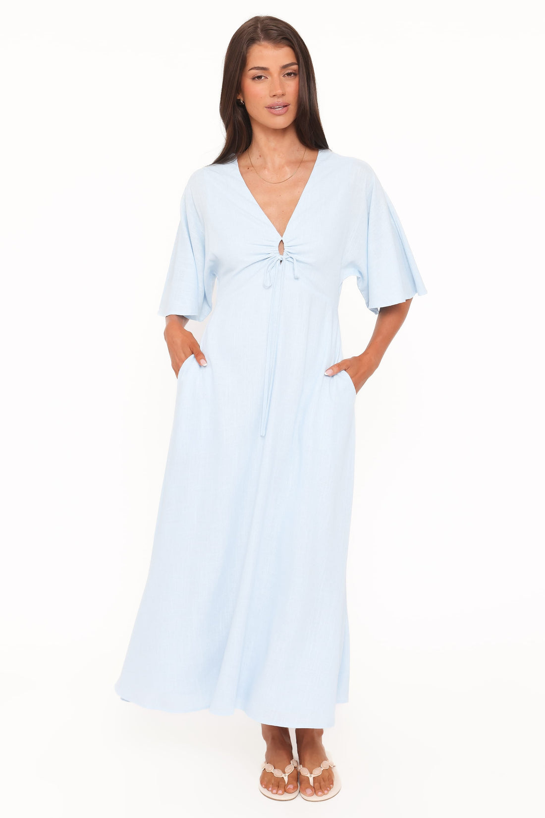 Liberty Midi Dress - Light Blue