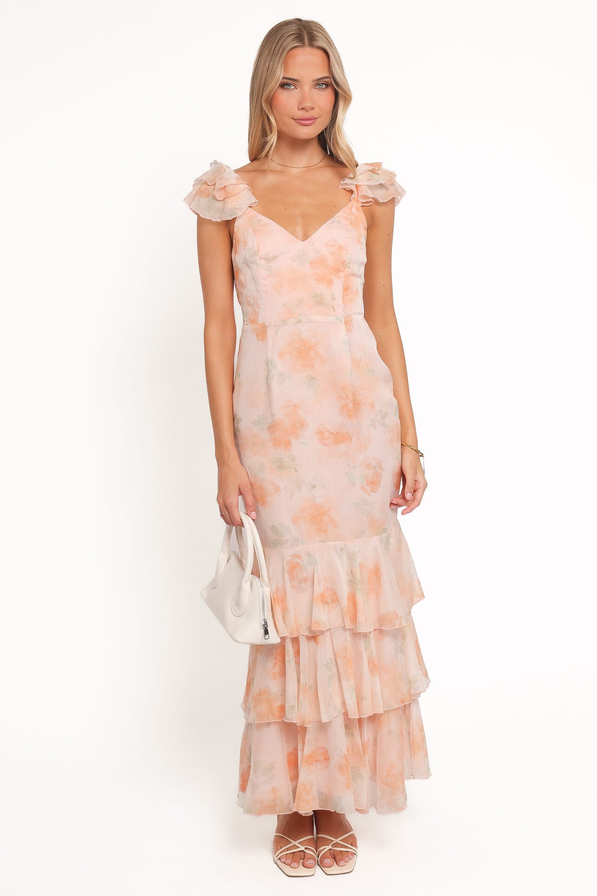 Lydia Maxi Dress - Pink Floral