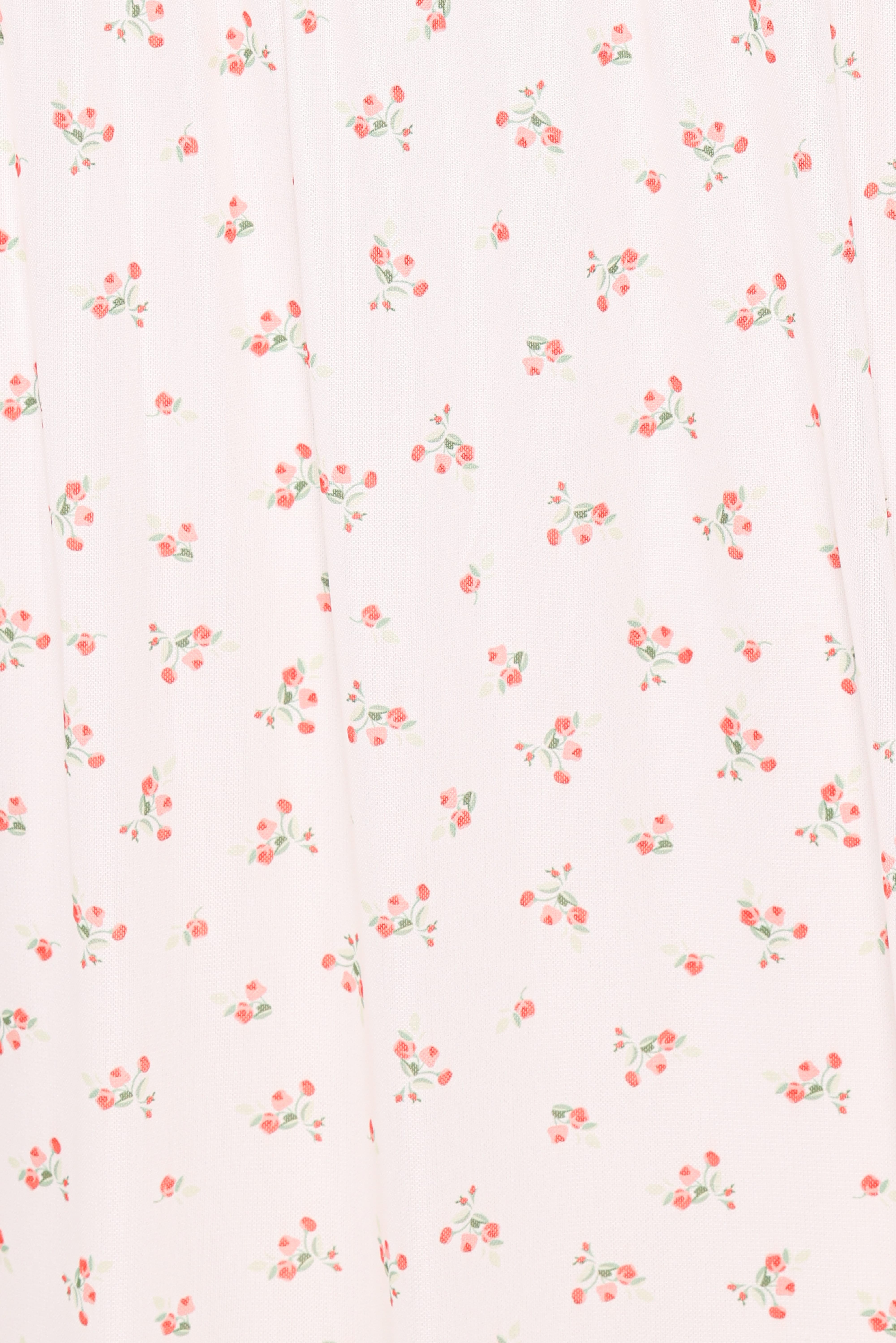 Mayven Maxi Dress - White Ditsy