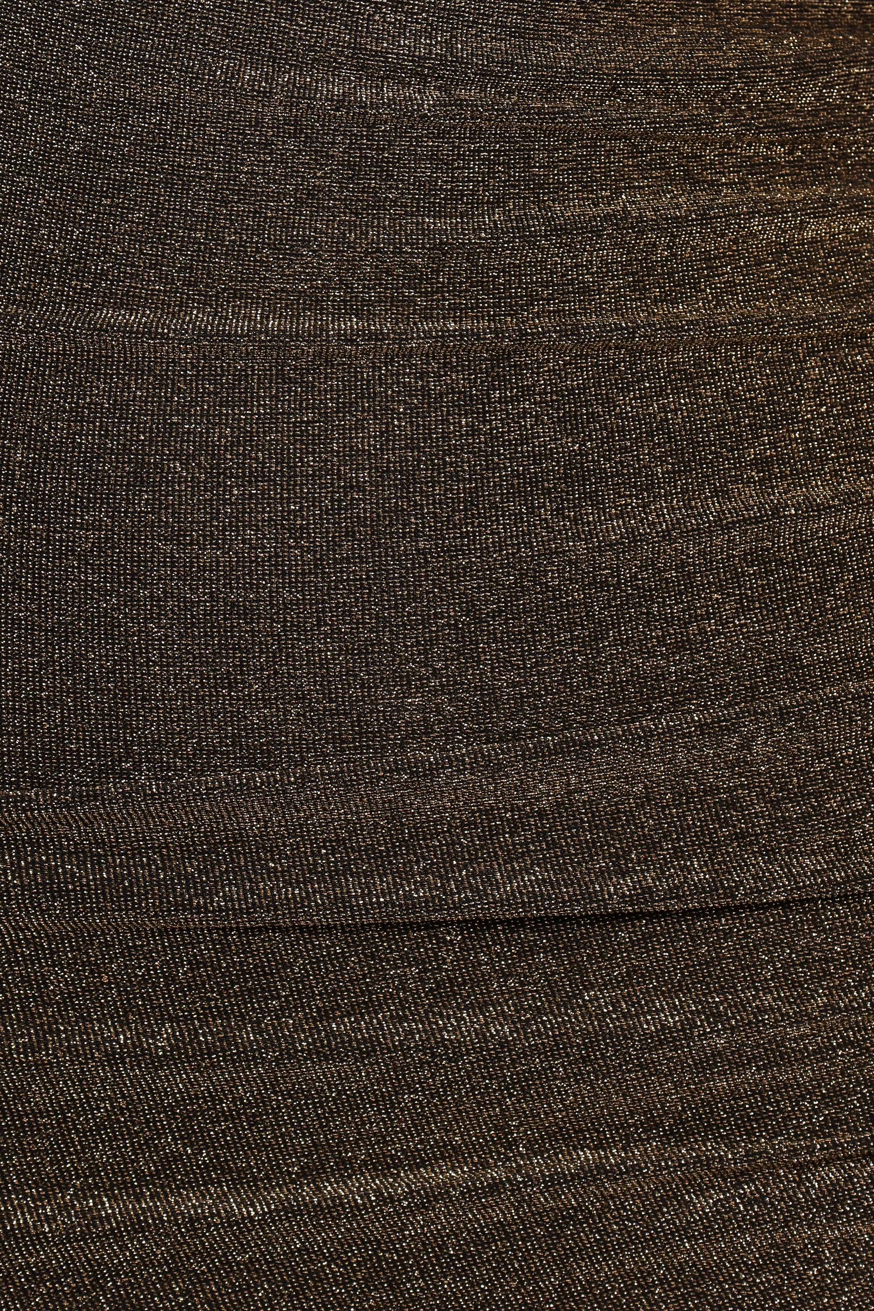 Mel Midi Dress - Black/Light Gold