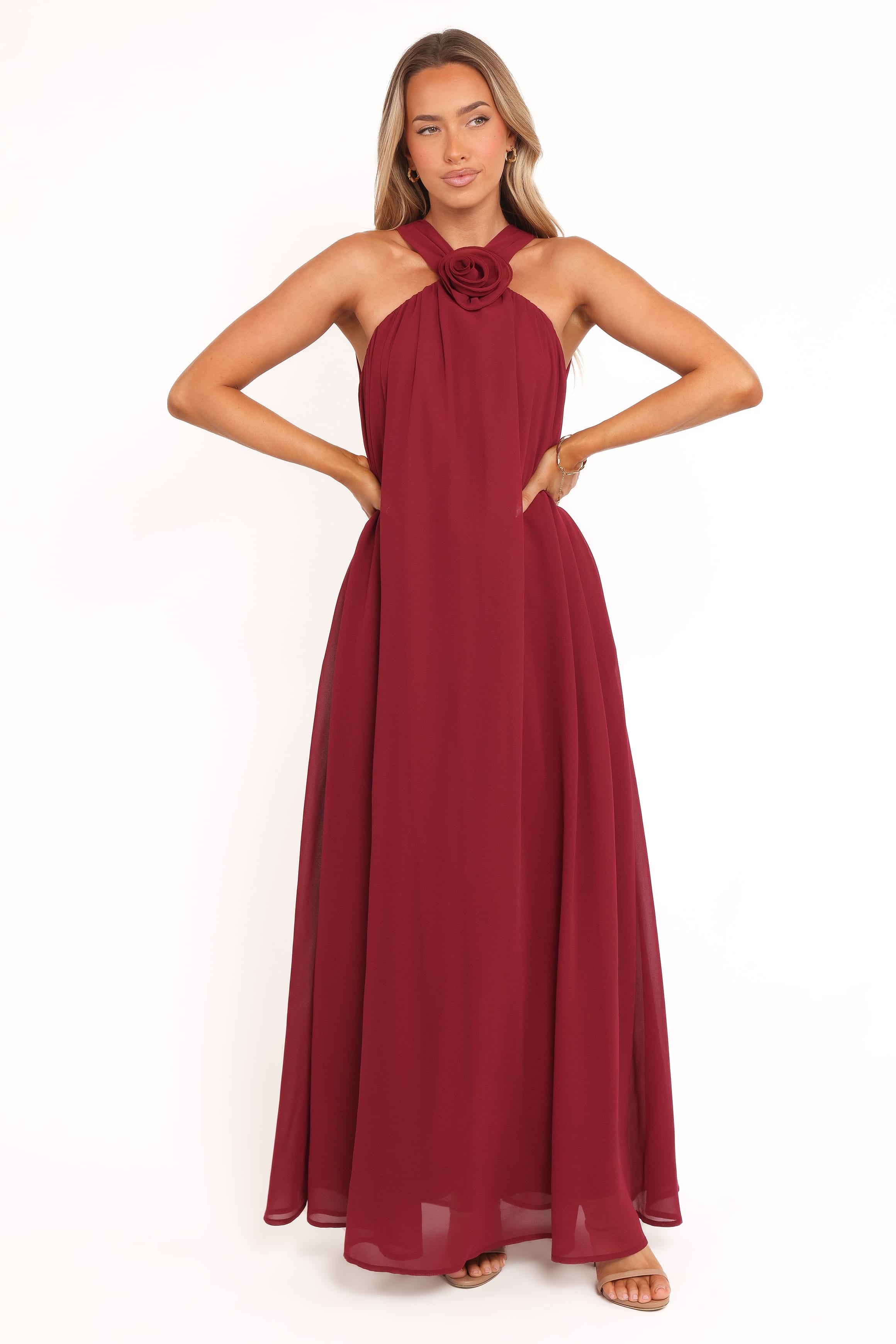 Melba Maxi Dress - Berry