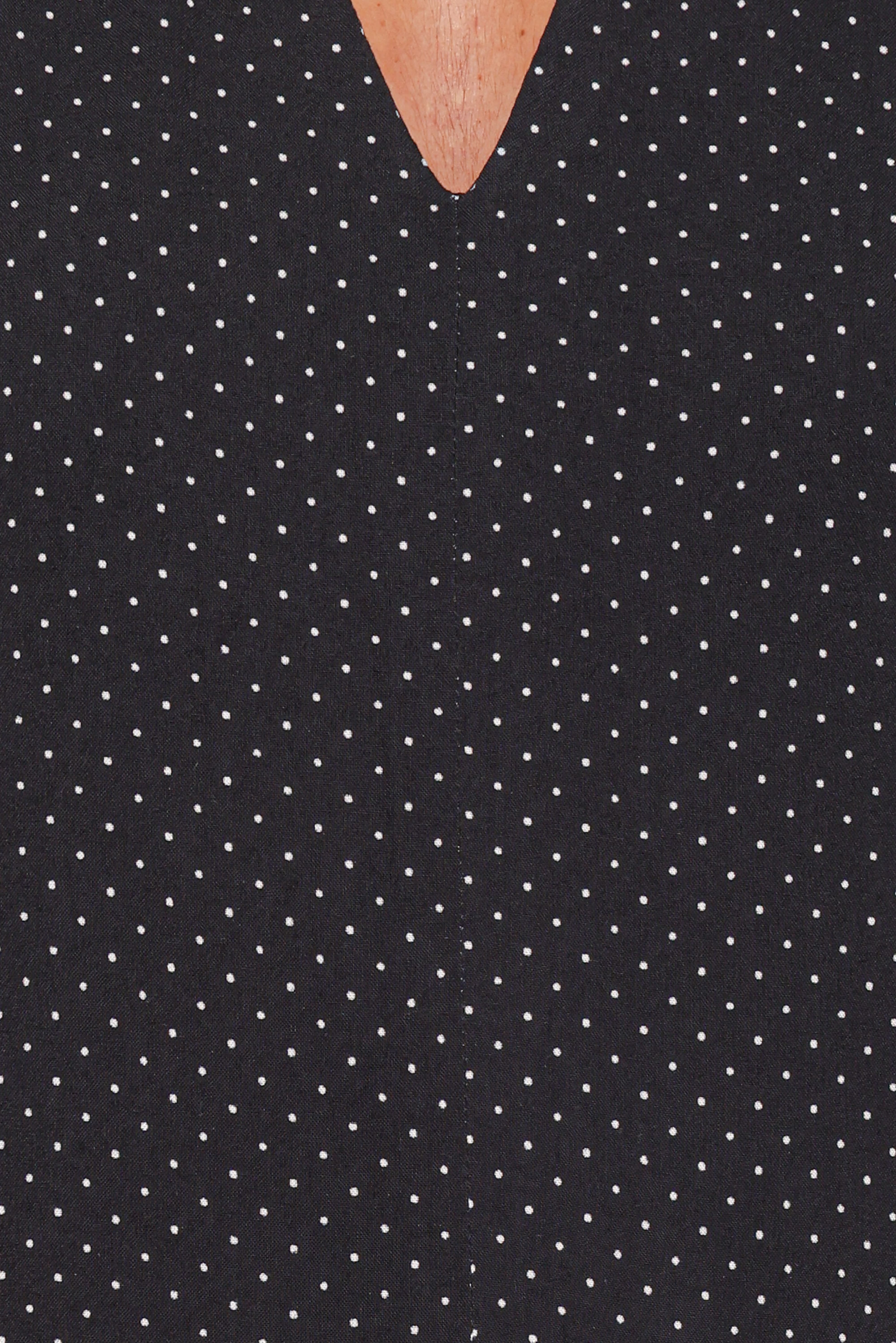 Natalie Halterneck Maxi Dress - Black Polka Dot