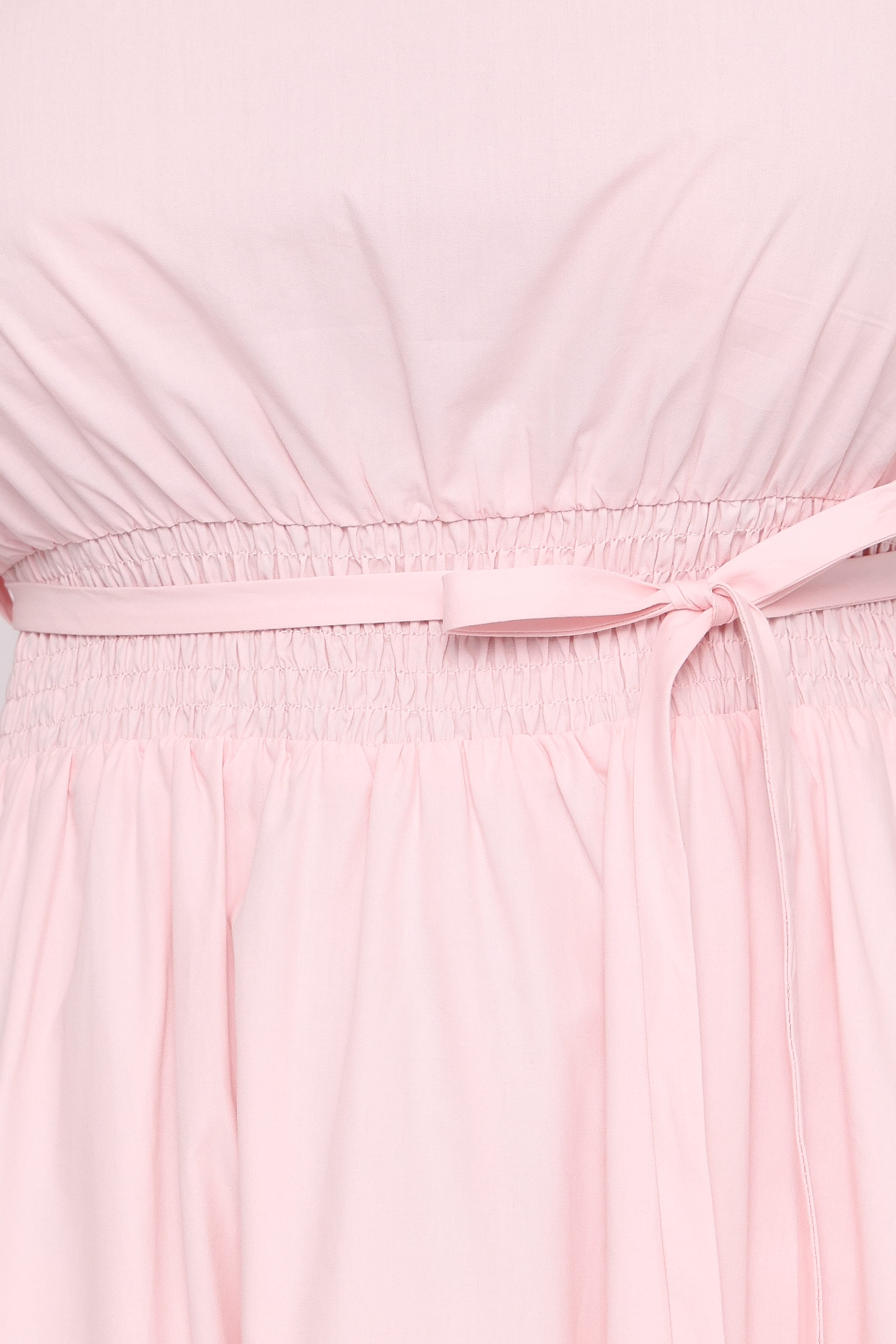 Nellie Midi Dress - Petal Pink