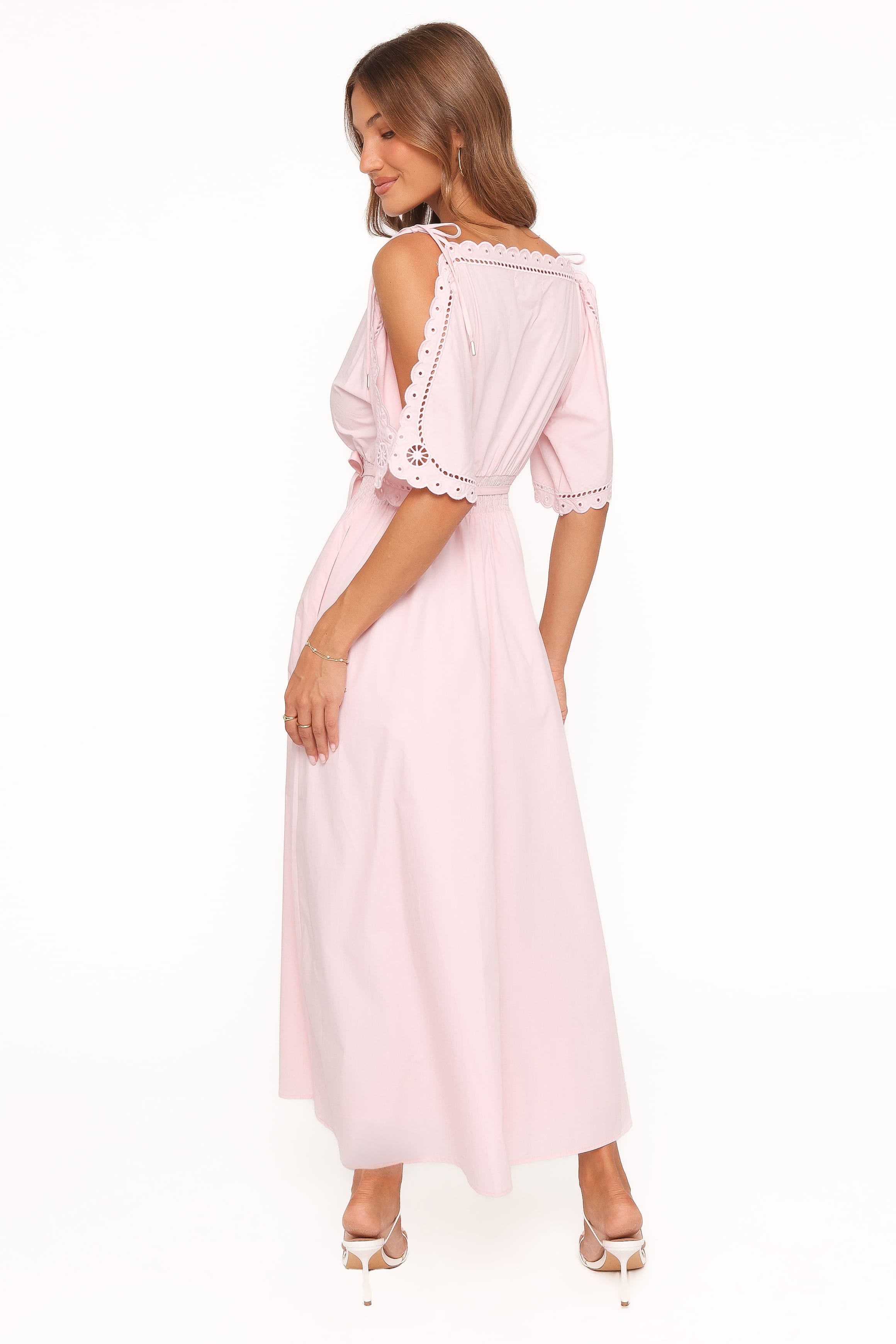 Nellie Midi Dress - Petal Pink