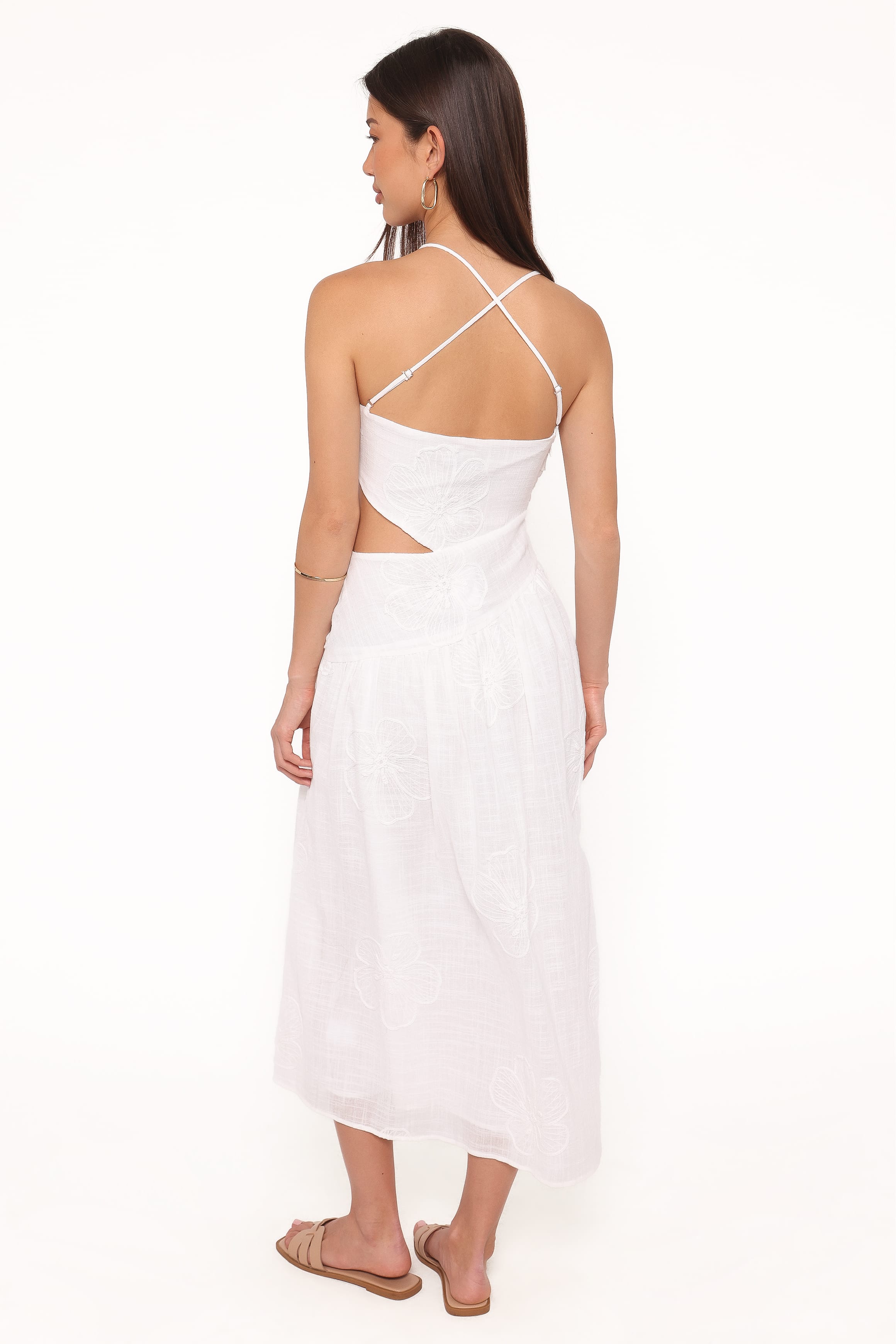 Olivea Midi Dress - White