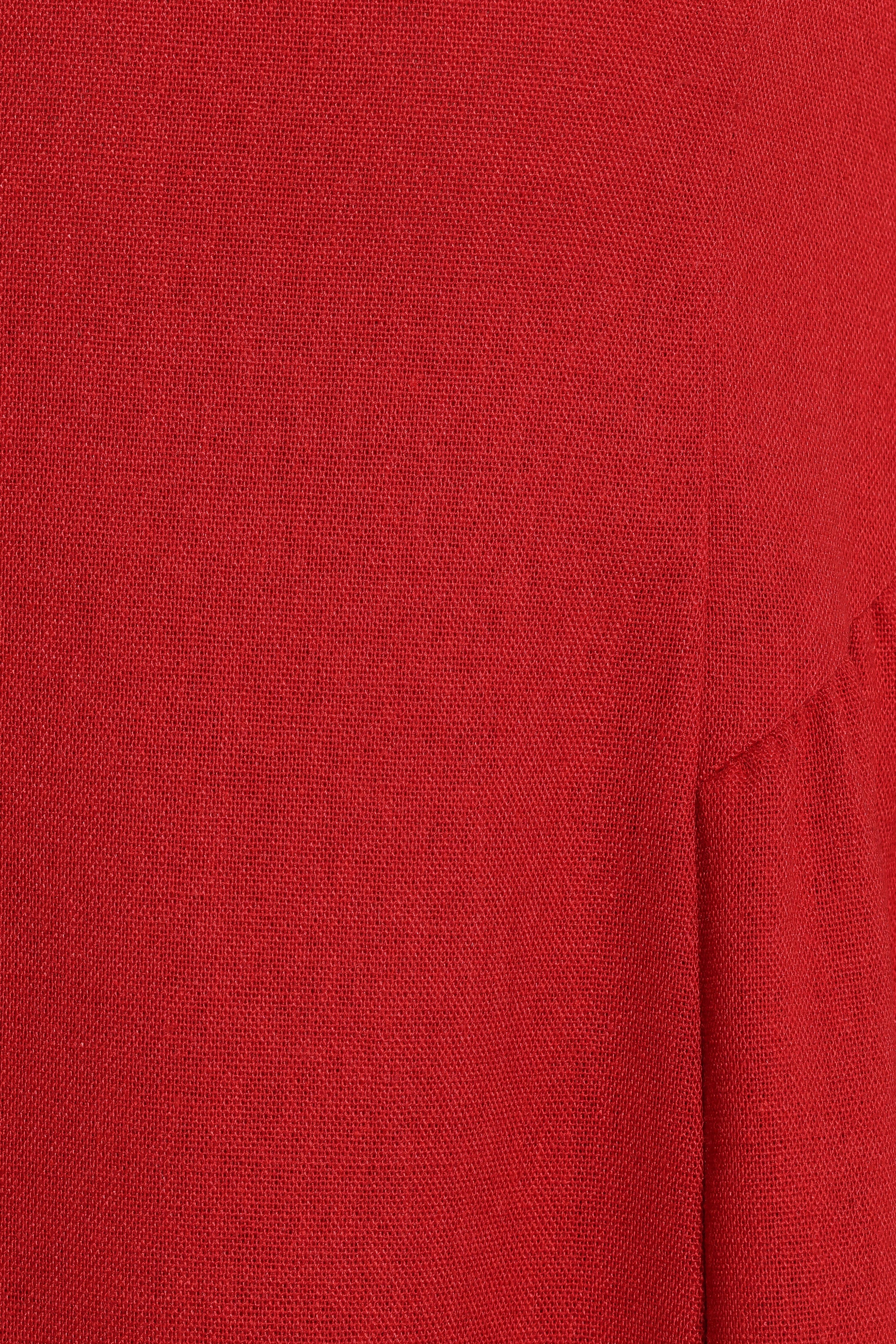 Ramona Halterneck Midi Dress - Red
