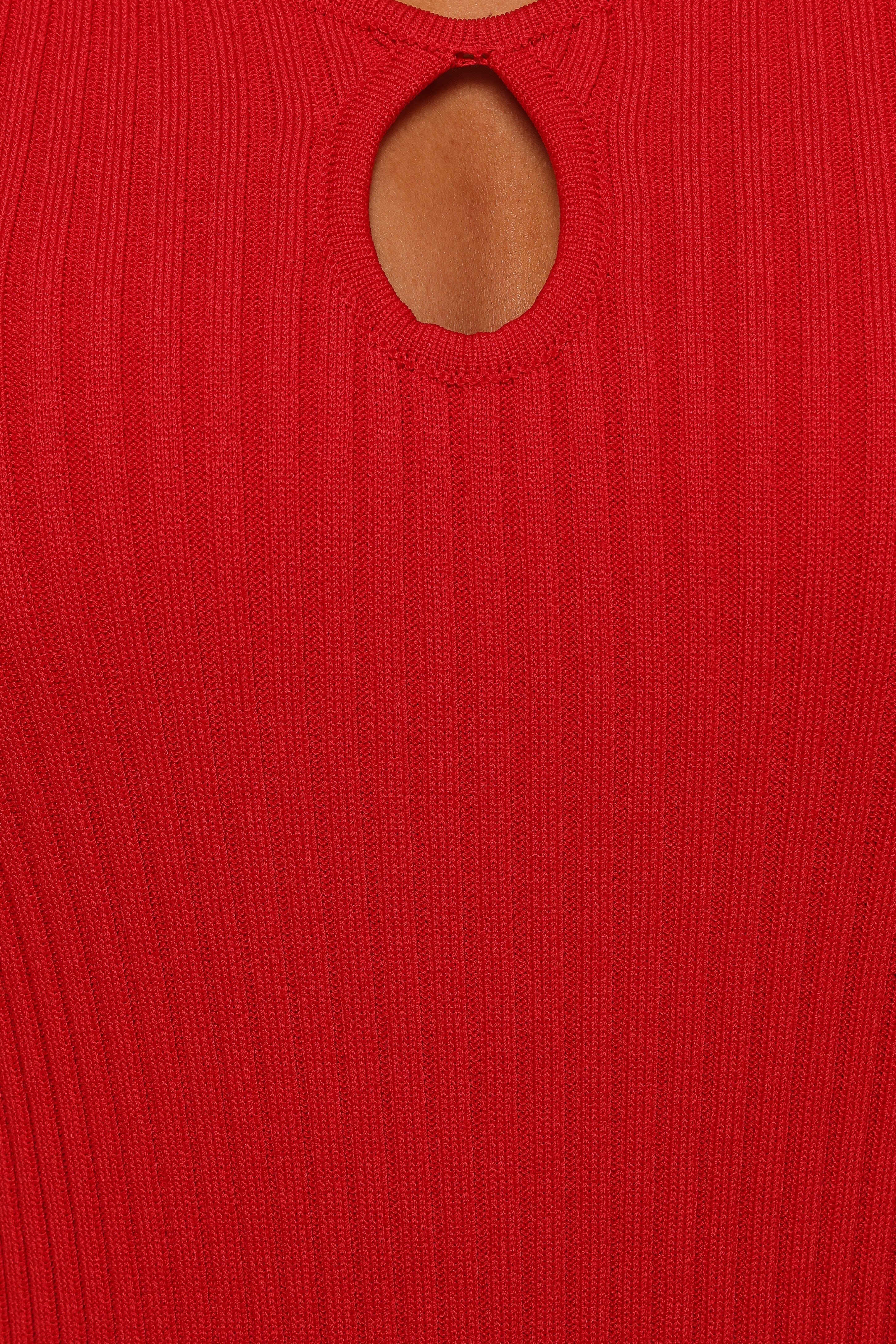 Robin Midi Dress - Red