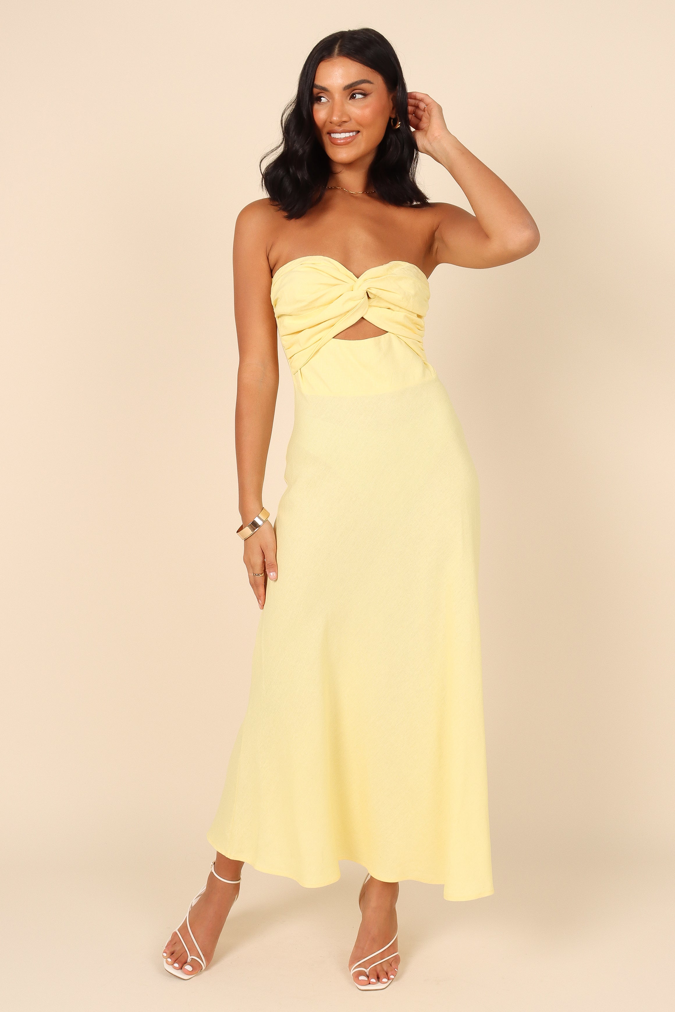 Rosetta Dress - Lemon