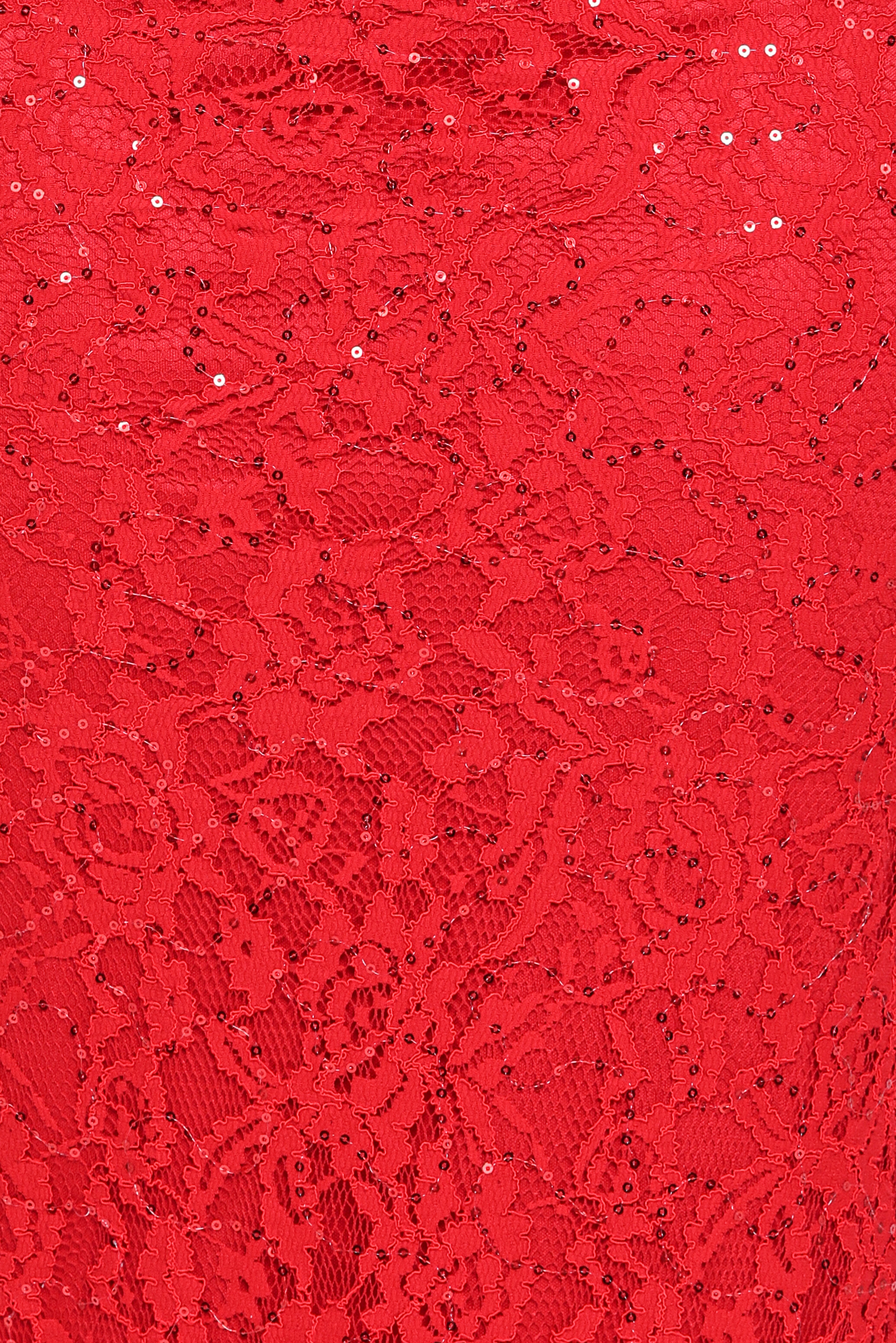 Ruben Lace Maxi Dress - Red