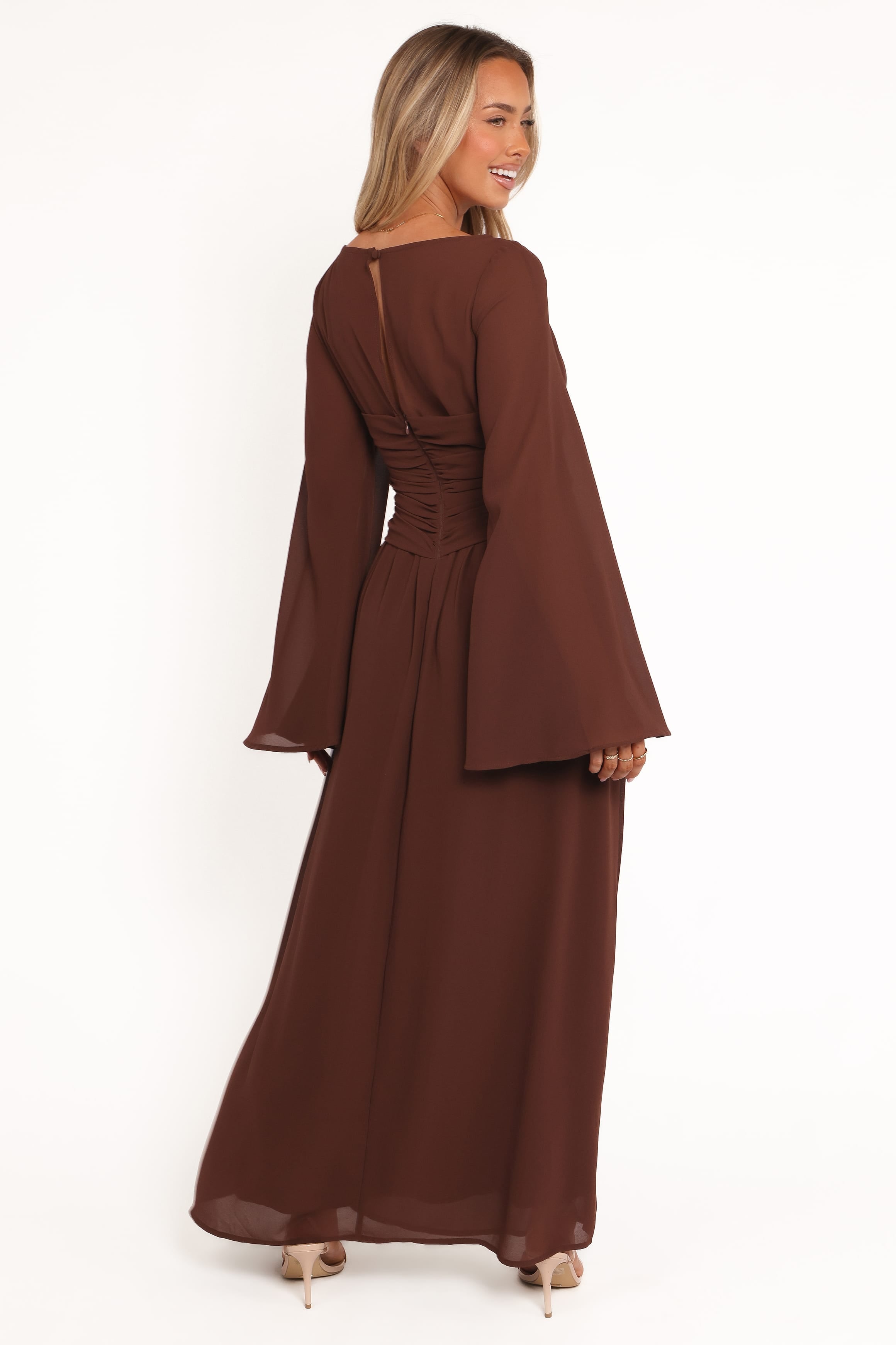 Samara Maxi Dress - Brown