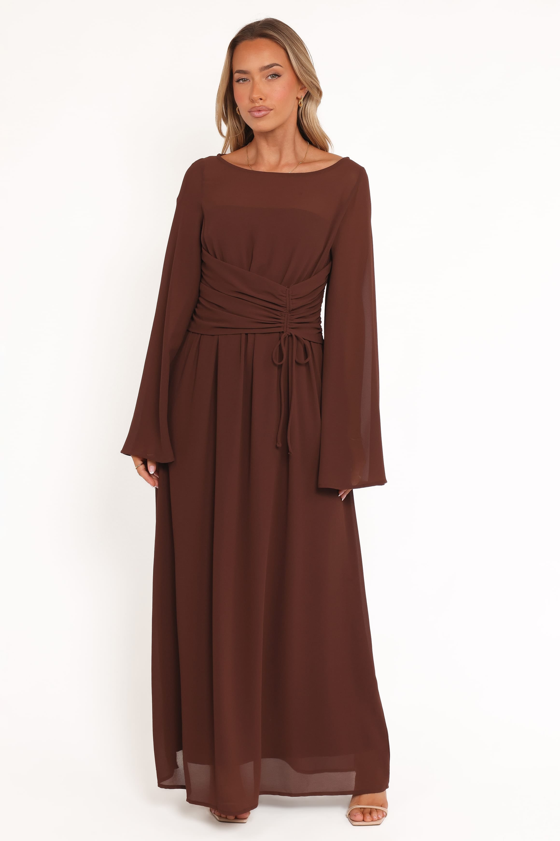 Samara Maxi Dress - Brown