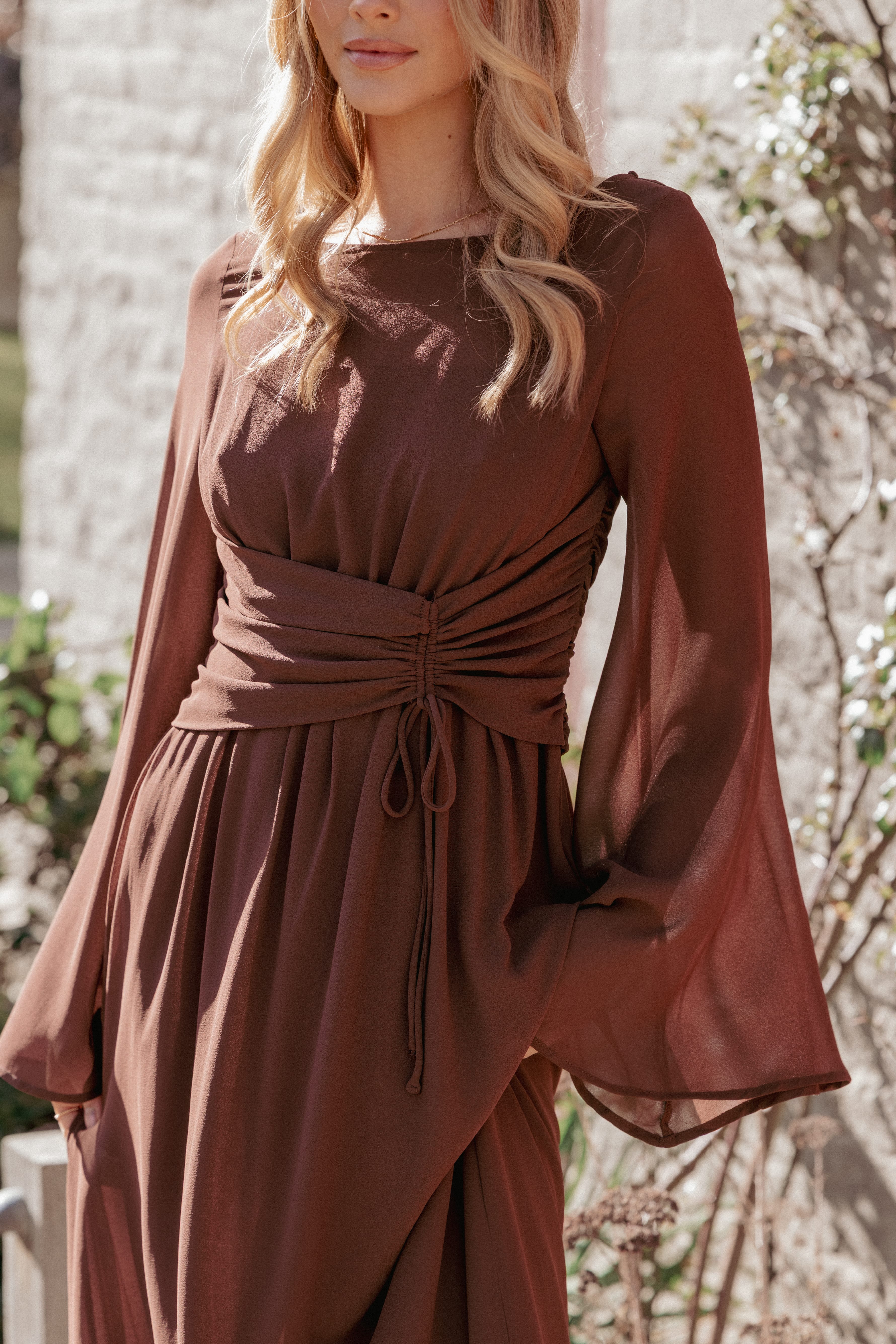 Samara Maxi Dress - Brown