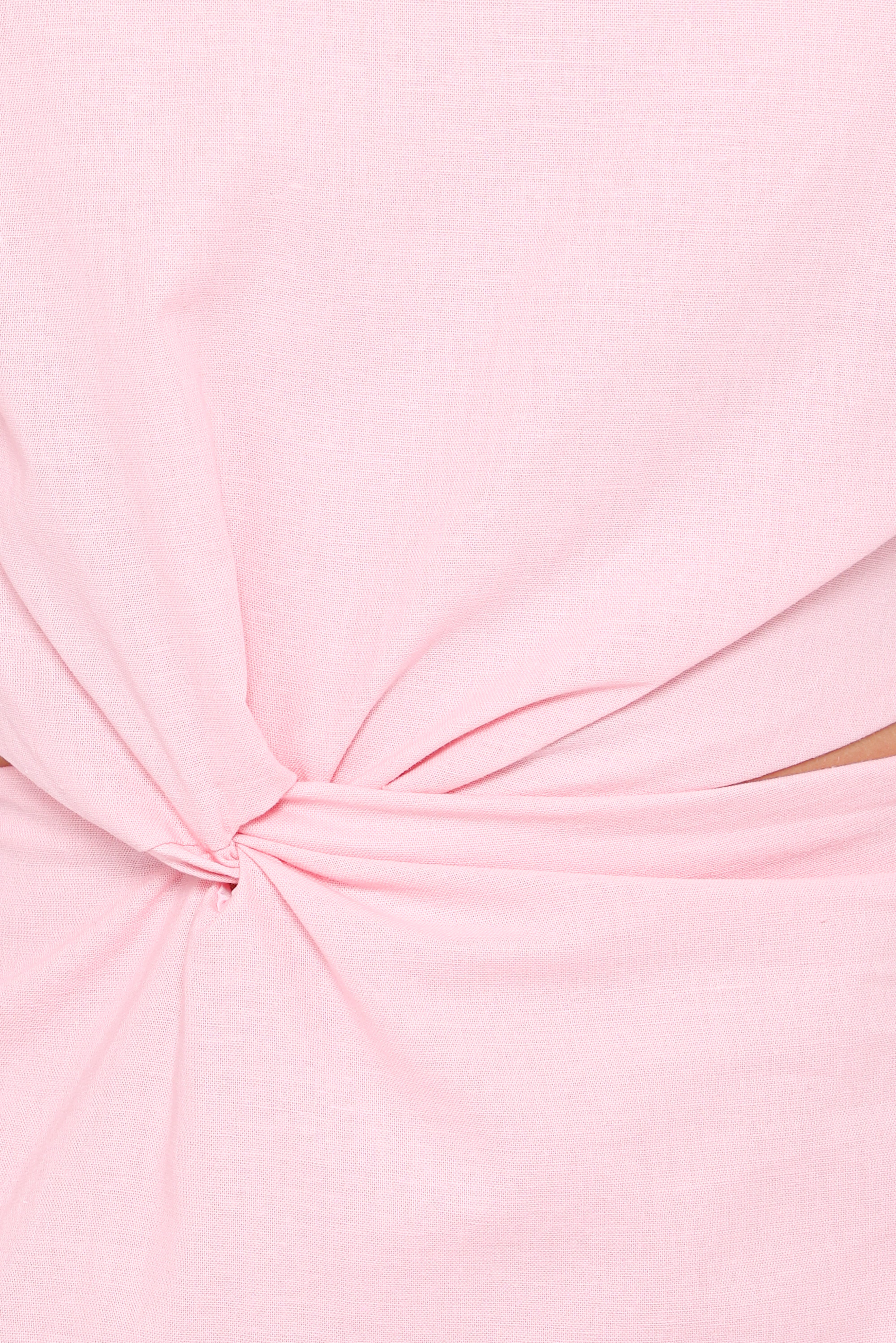 Samira One Shoulder Midi Dress - Pink