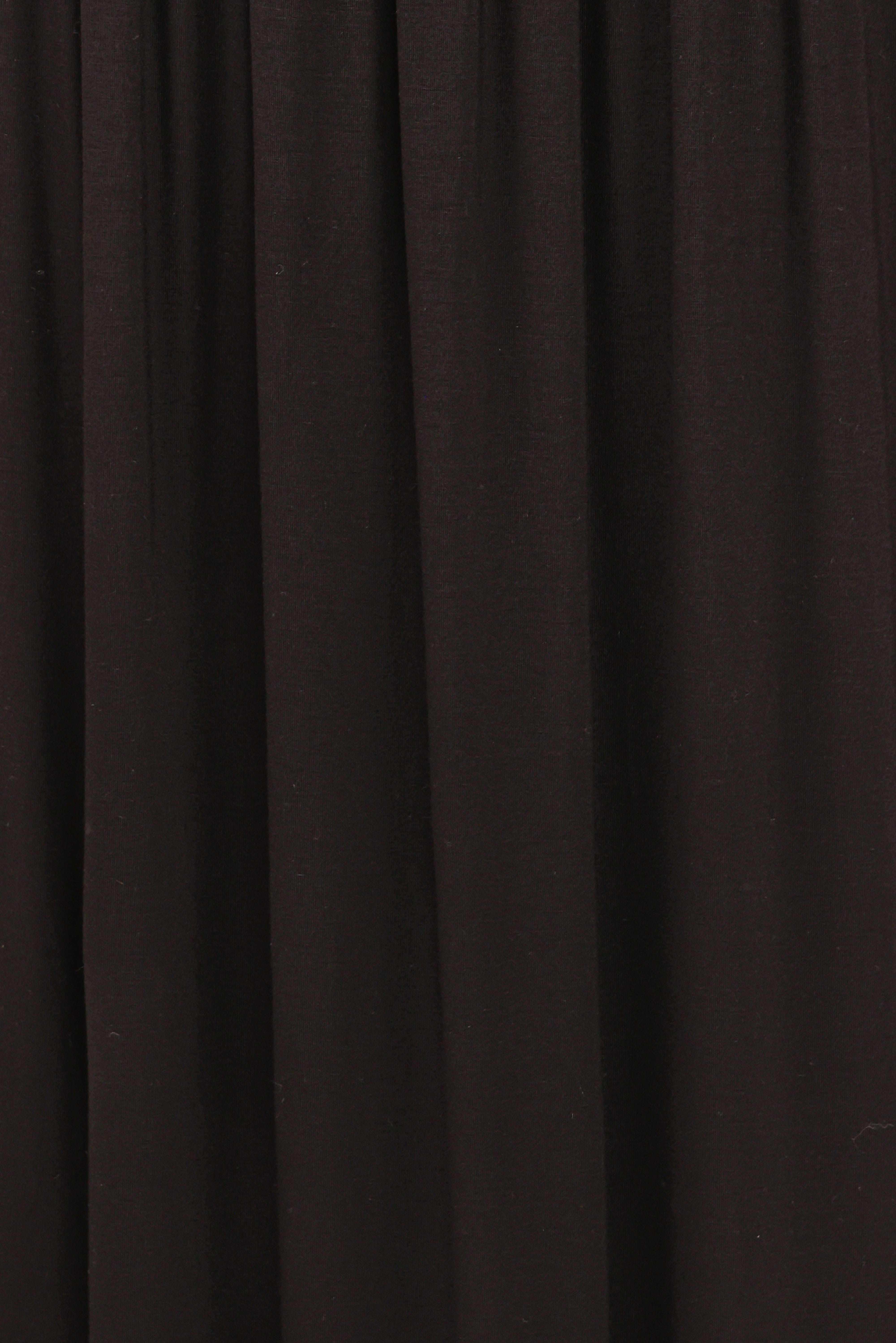 Shirley Long Sleeve Maxi Dress - Black