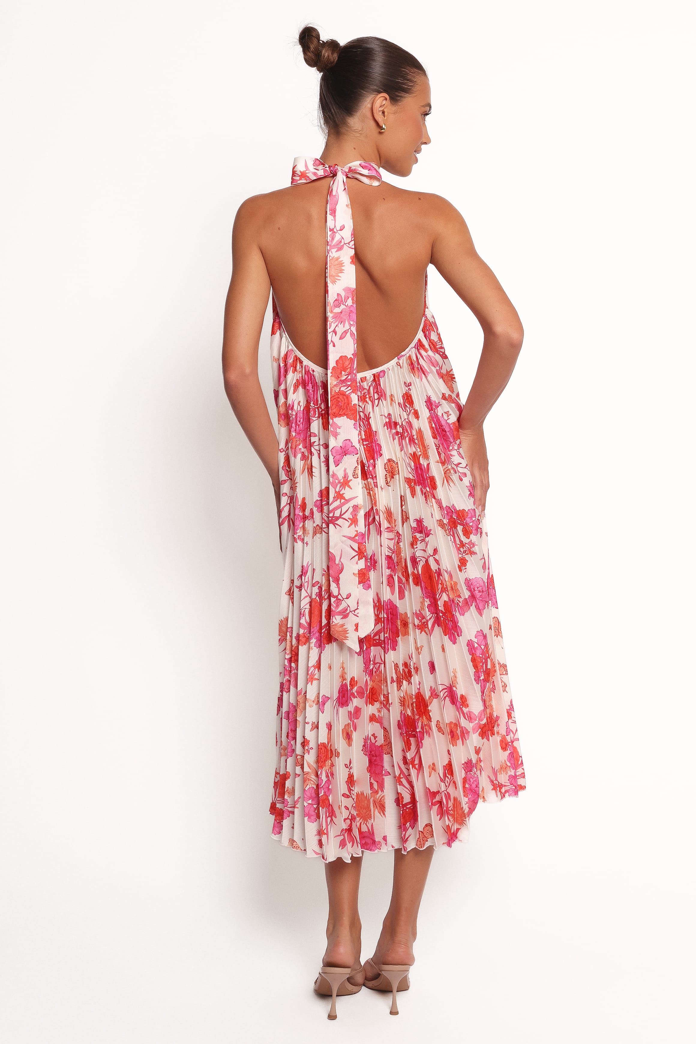 Sirmione Maxi Dress - Pink Floral