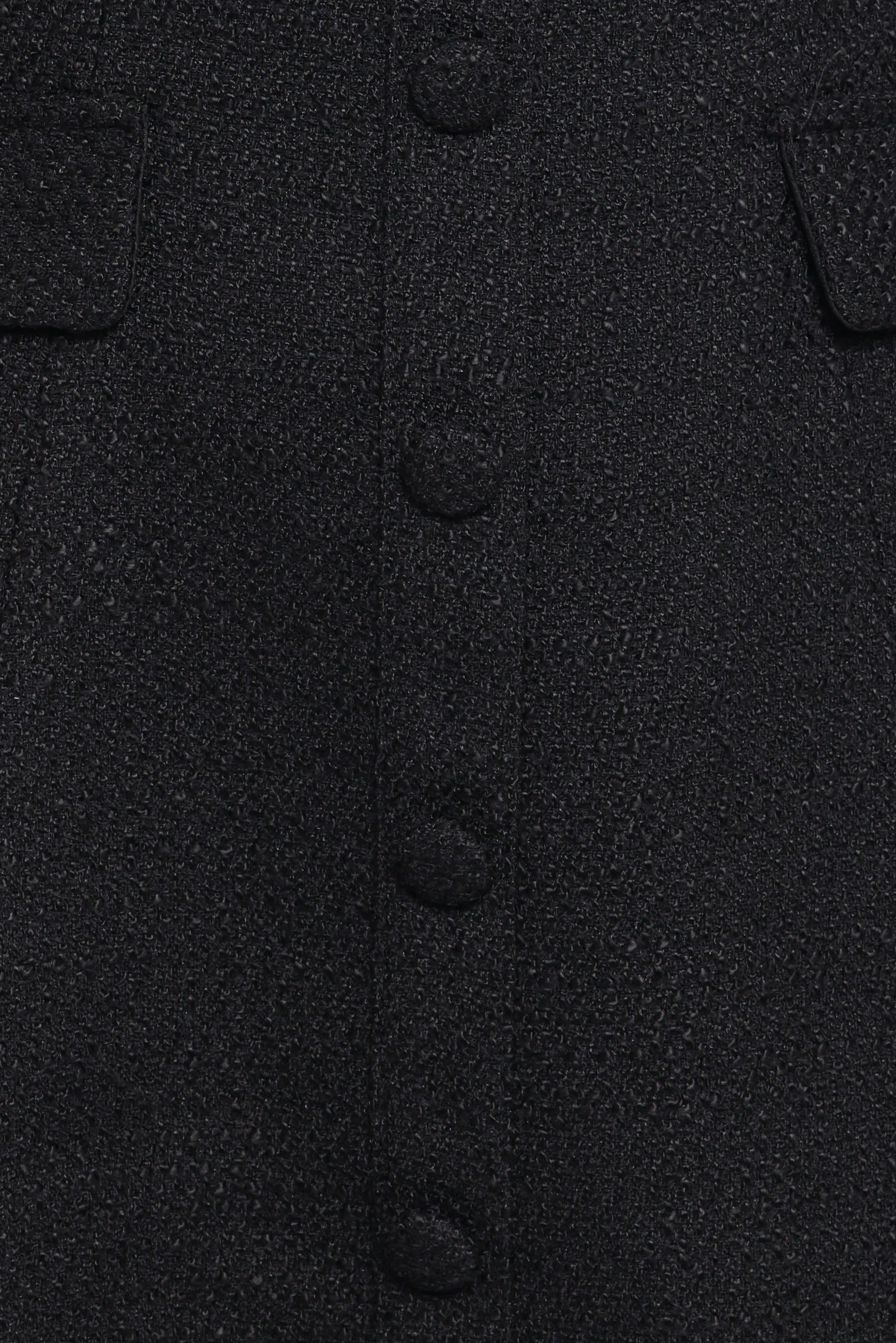 Sutton Mini Dress - Black Tweed