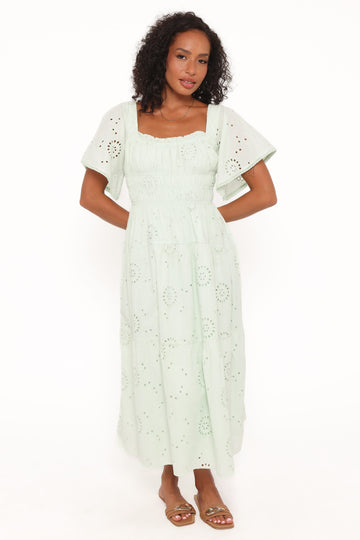 Tierney Midi Dress - Sage Green