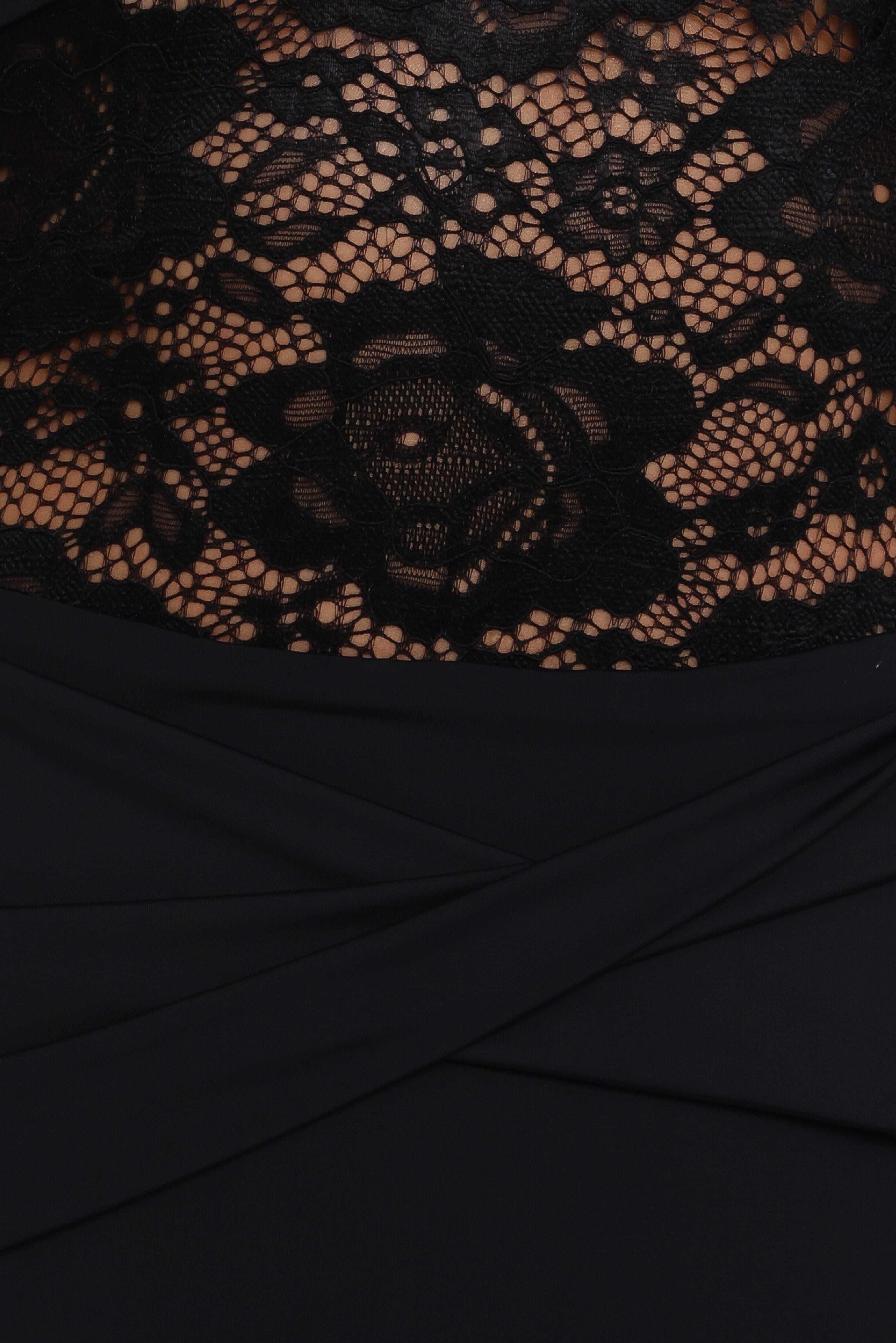Tinashe Lace Midi Dress - Black