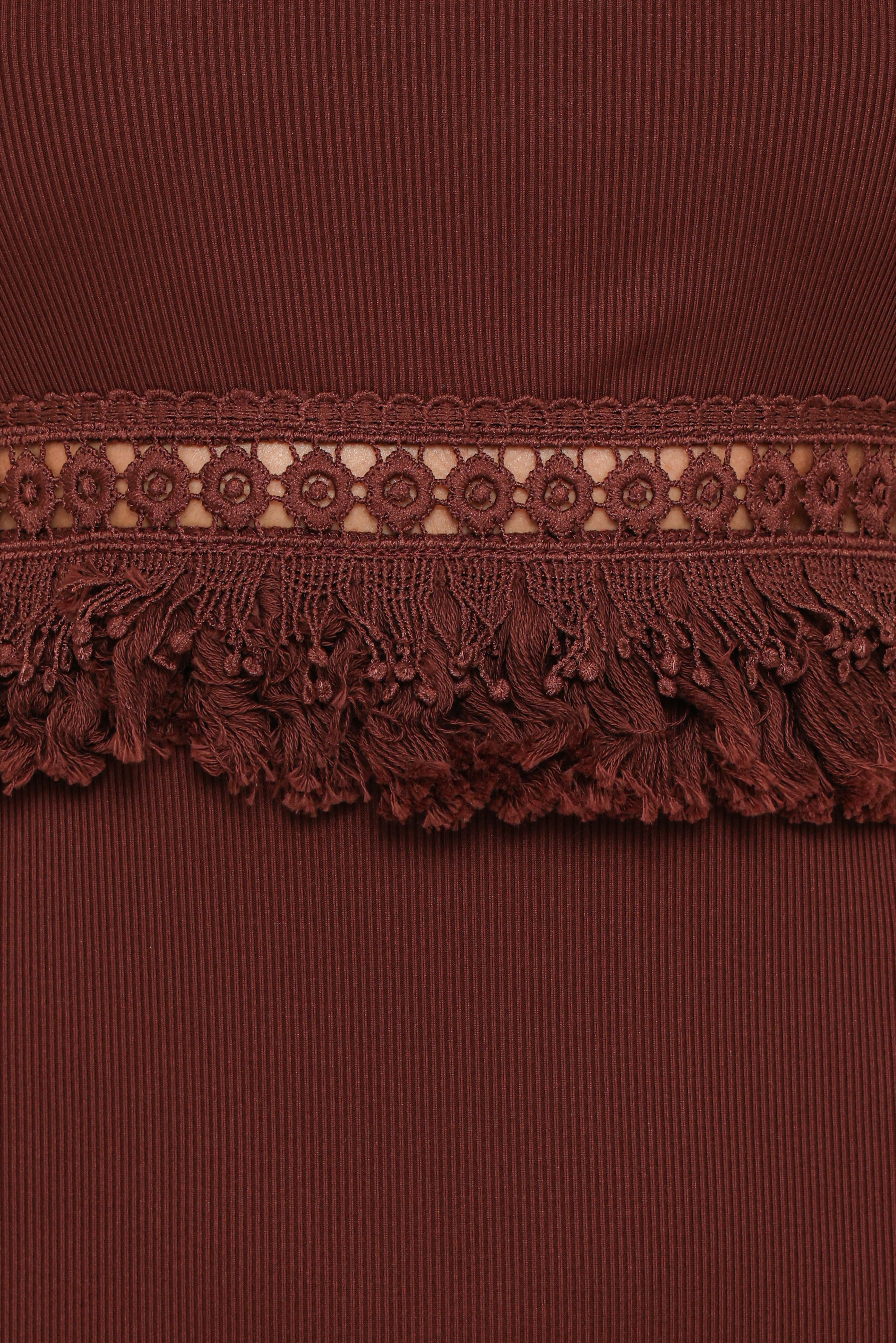 Tula Mini Dress - Dark Brown