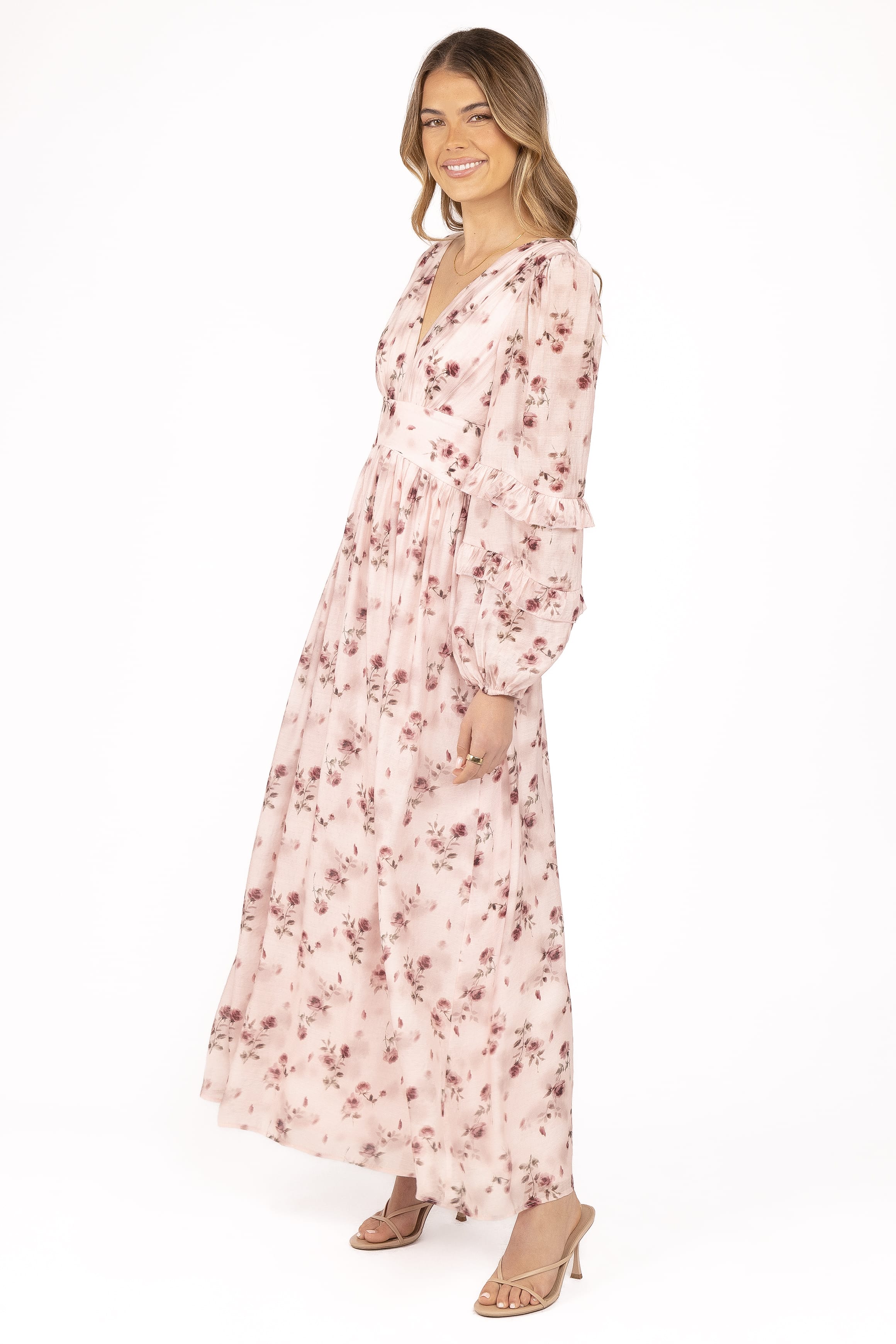 Vayla Maxi Dress - Pink Rose
