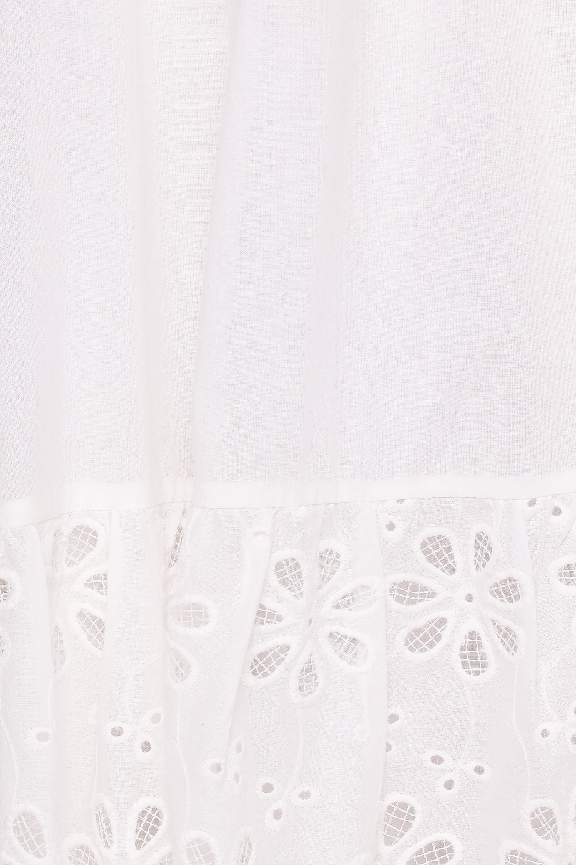Xana Maxi Dress - White Broderie